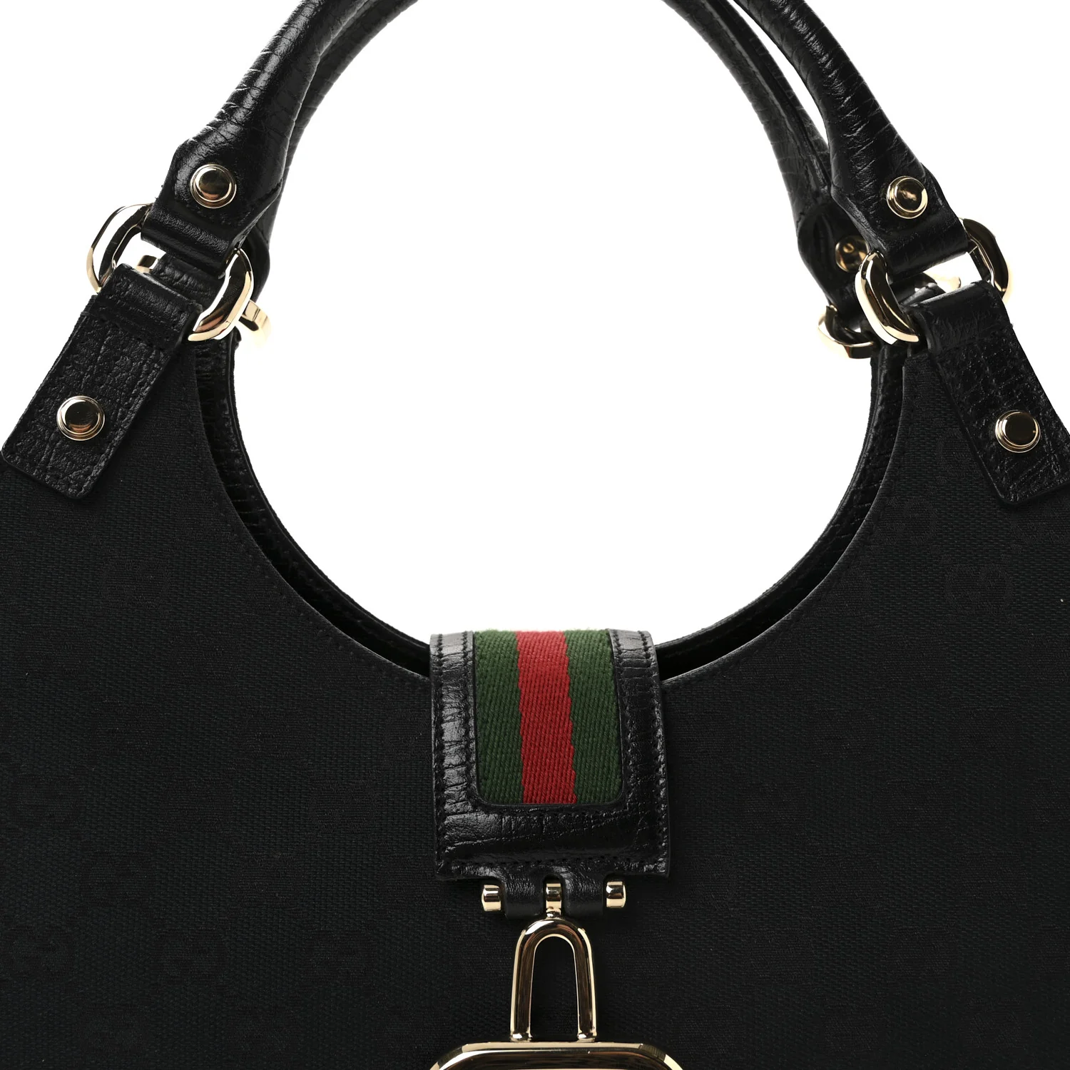 Monogram Web Junco Shoulder Bag Black - Image 8