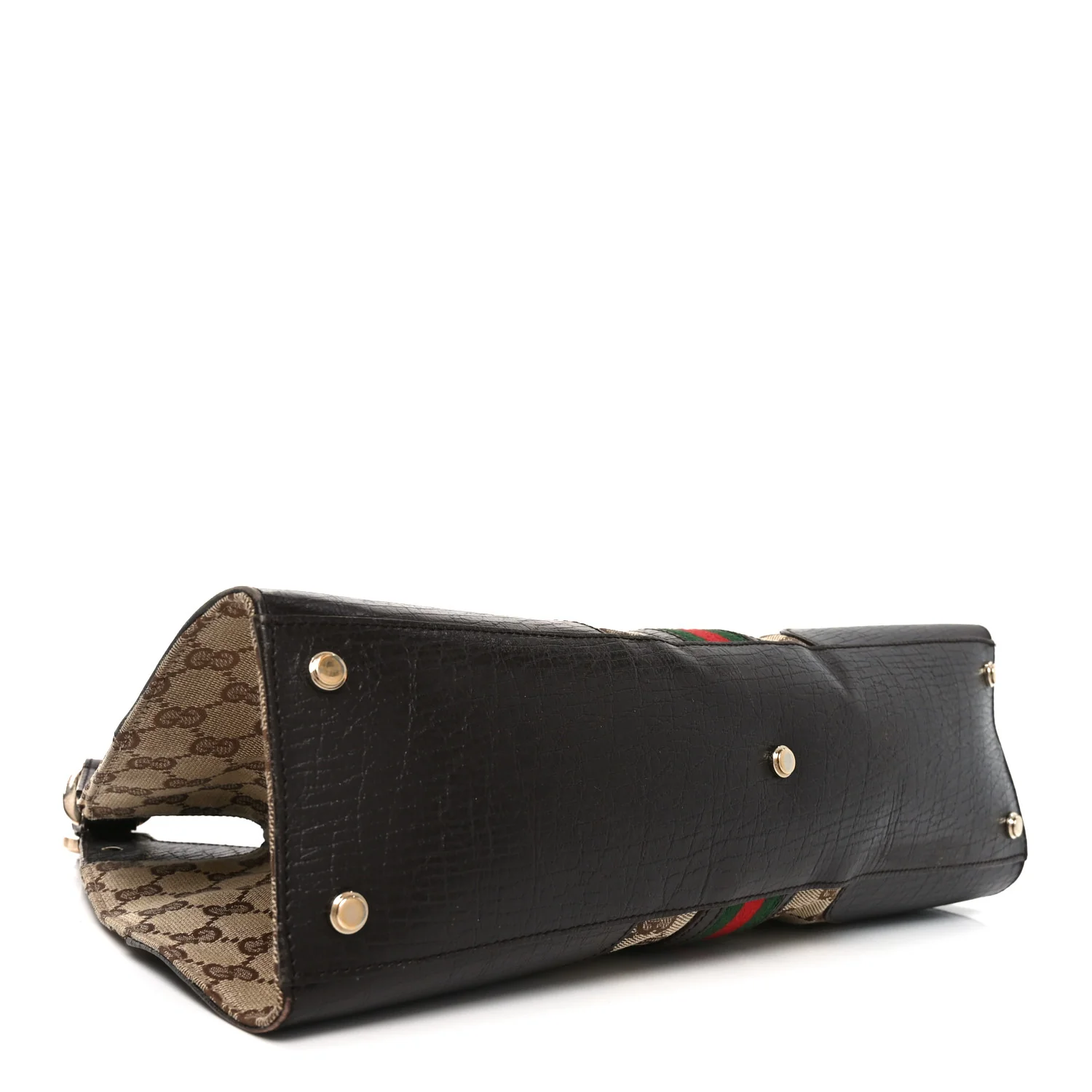 Monogram Web Junco Shoulder Bag Dark Brown - Image 4