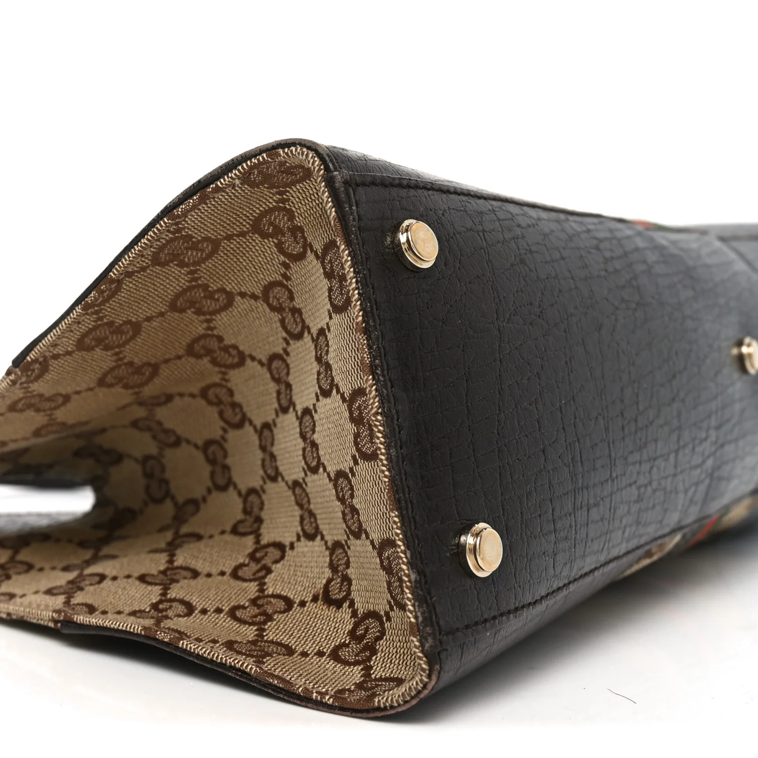 Monogram Web Junco Shoulder Bag Dark Brown - Image 9