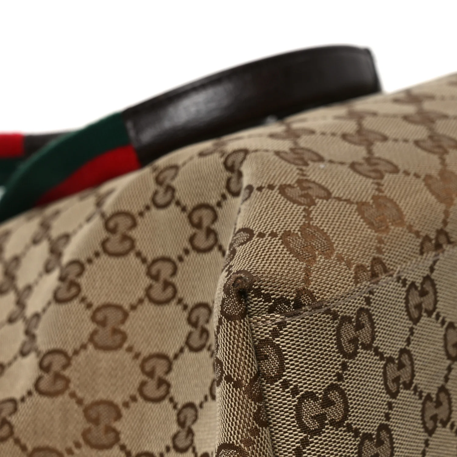 Monogram Web Large Diaper Tote Brown - Image 13