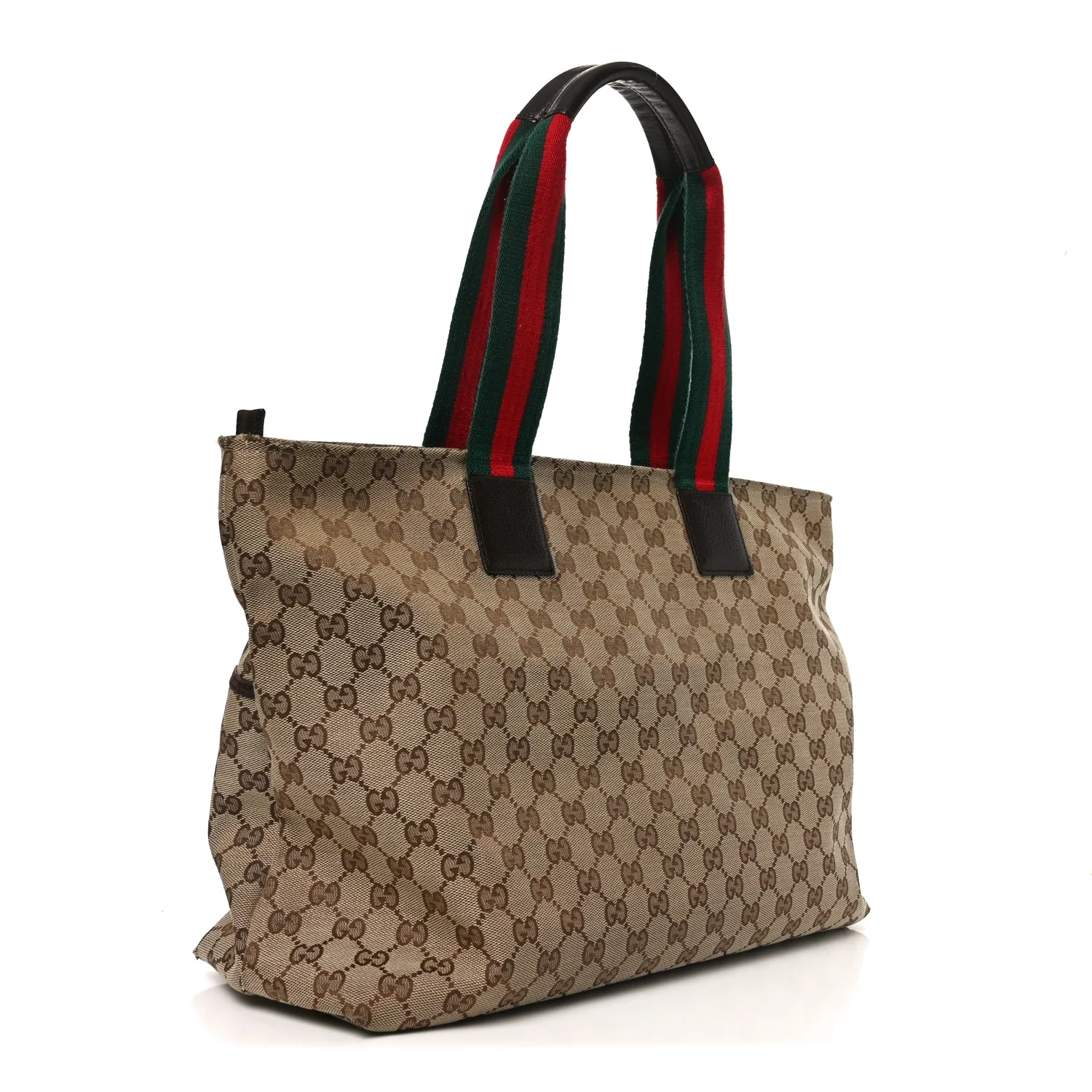 Monogram Web Large Diaper Tote Brown - Image 3