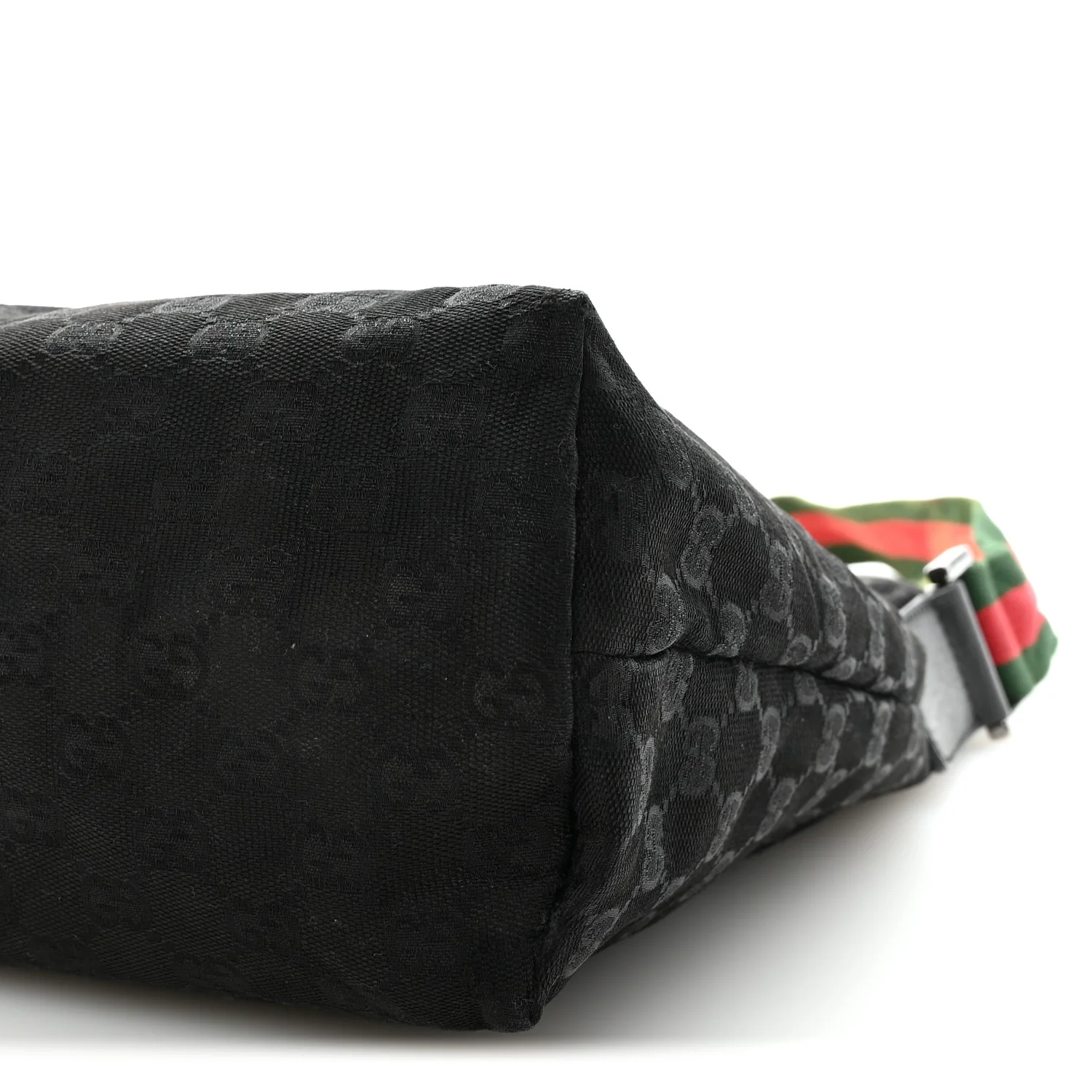Monogram Web Medium Flat Messenger Bag Black - Image 10