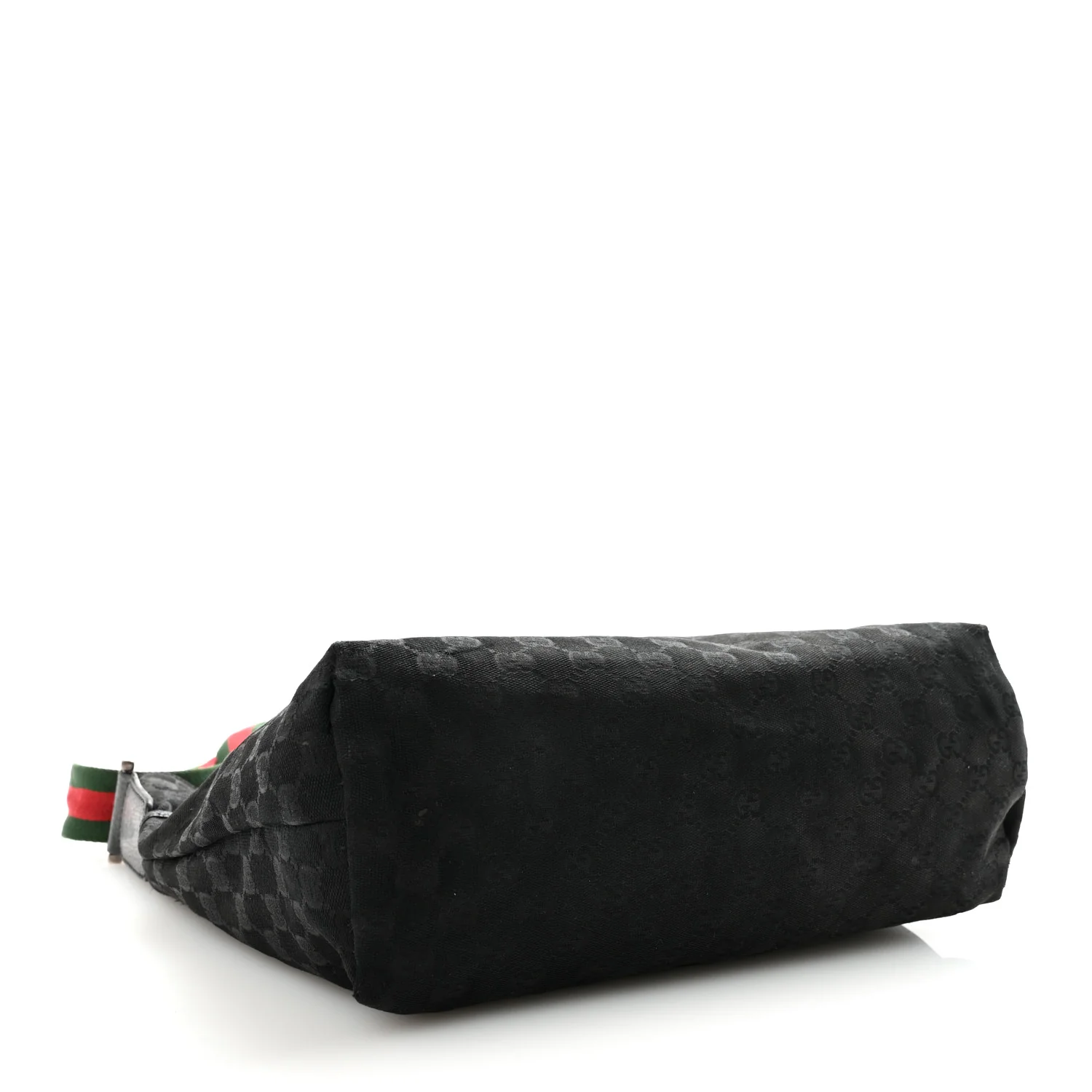 Monogram Web Medium Flat Messenger Bag Black - Image 4