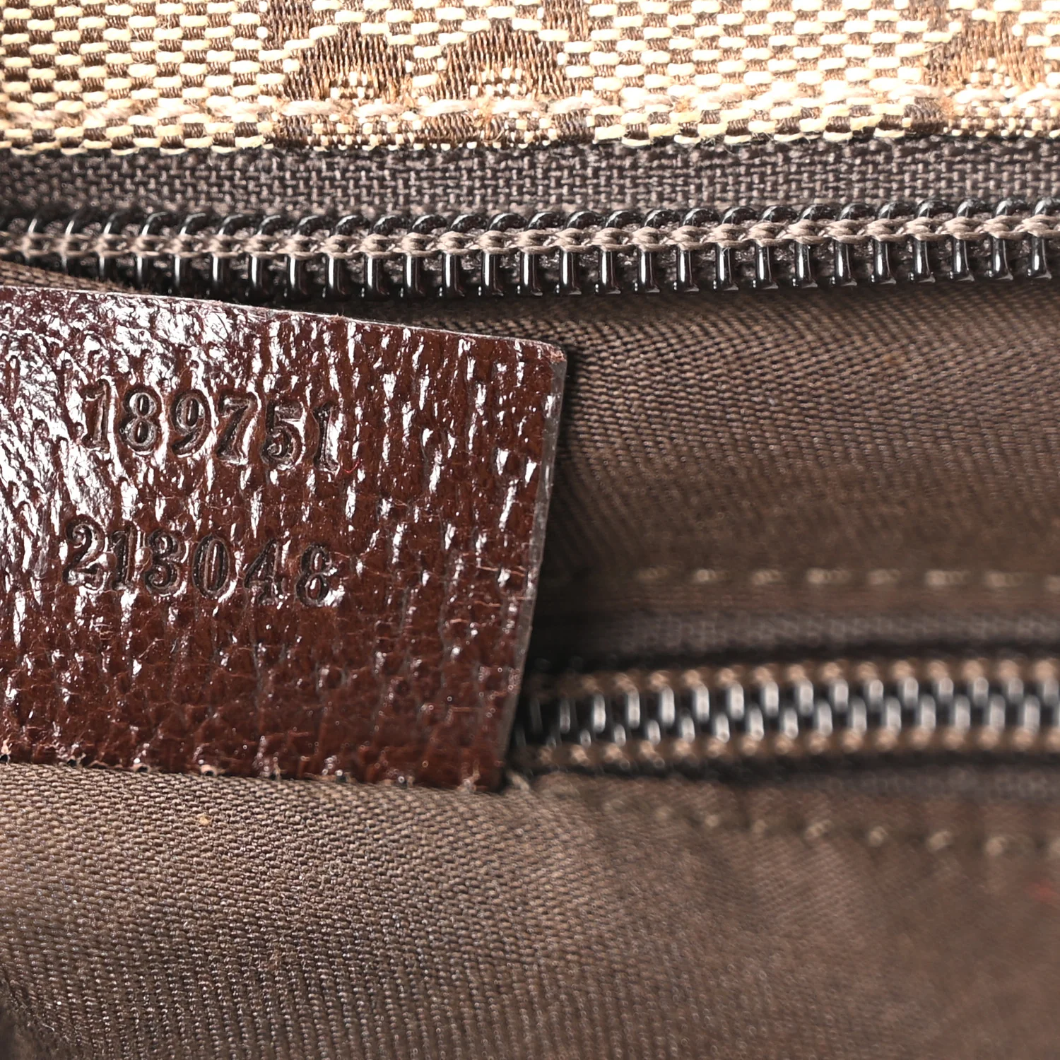 Monogram Web Medium Flat Messenger Bag Brown - Image 7