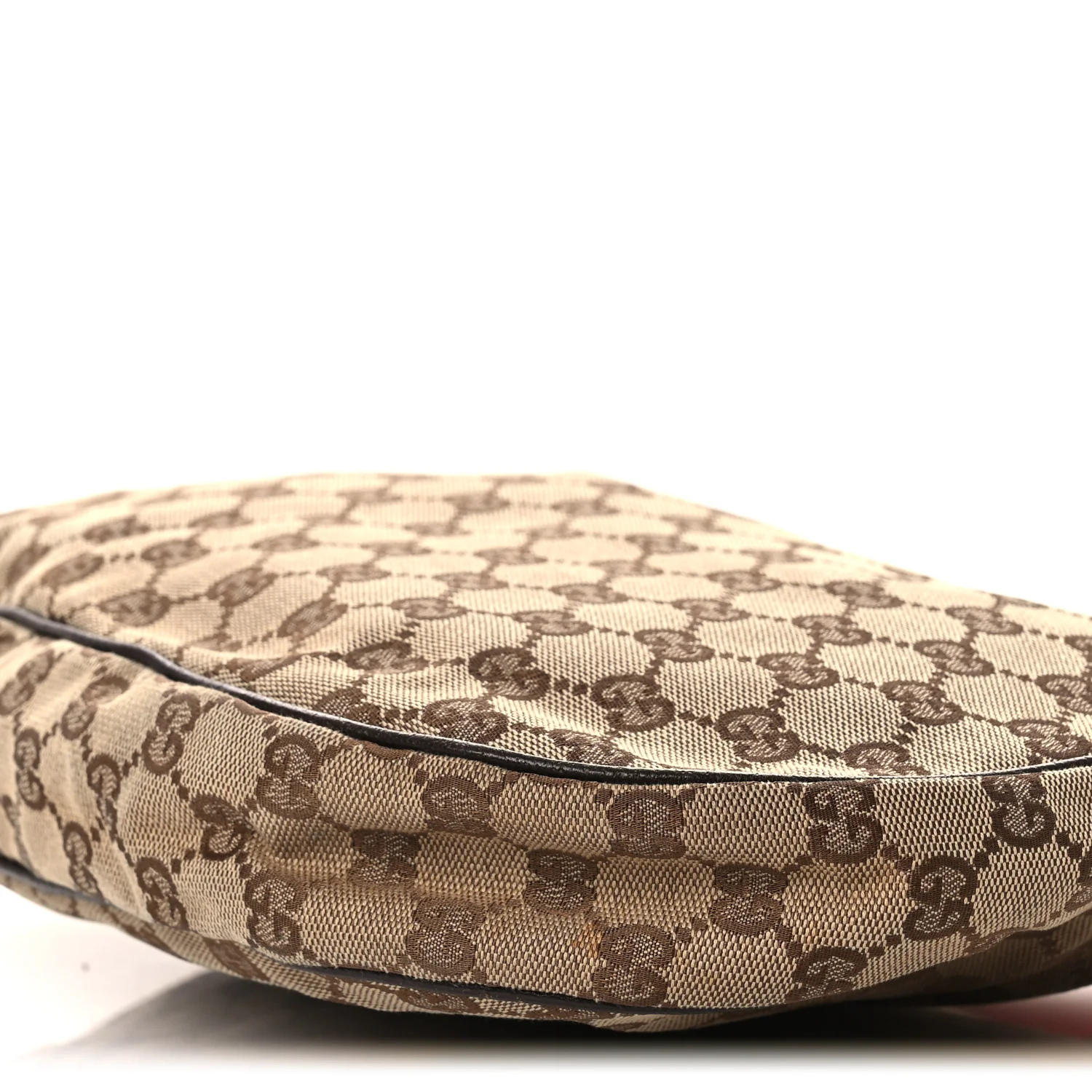 Monogram Web Medium Half Moon Hobo Dark Brown - Image 10