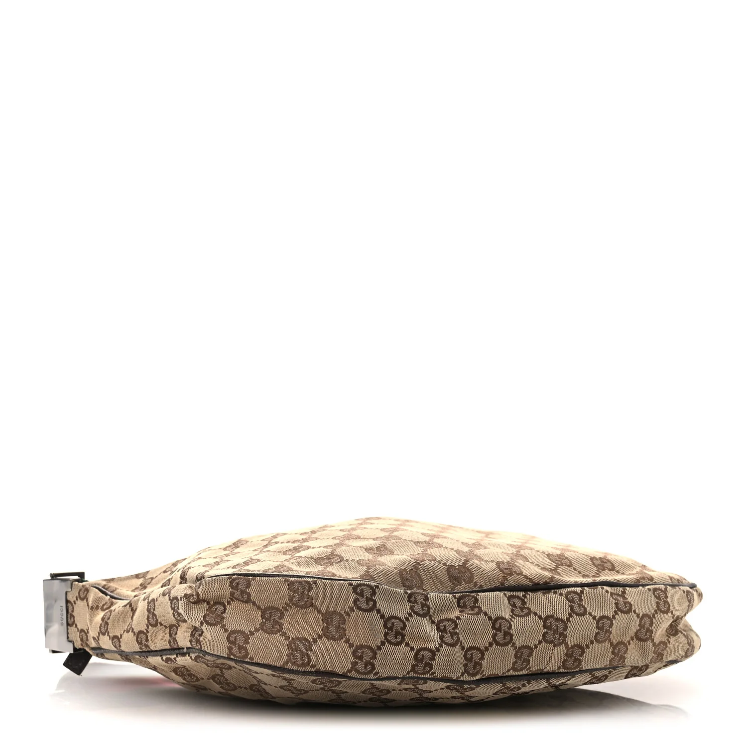 Monogram Web Medium Half Moon Hobo Dark Brown - Image 4