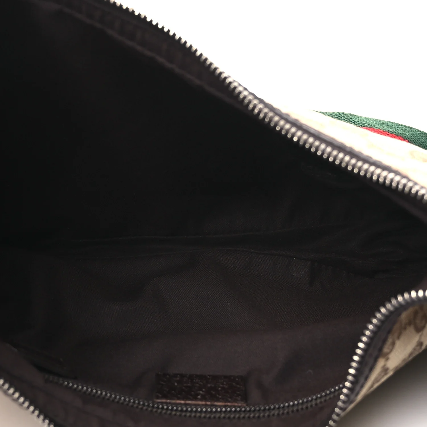 Monogram Web Medium Half Moon Hobo Dark Brown - Image 5