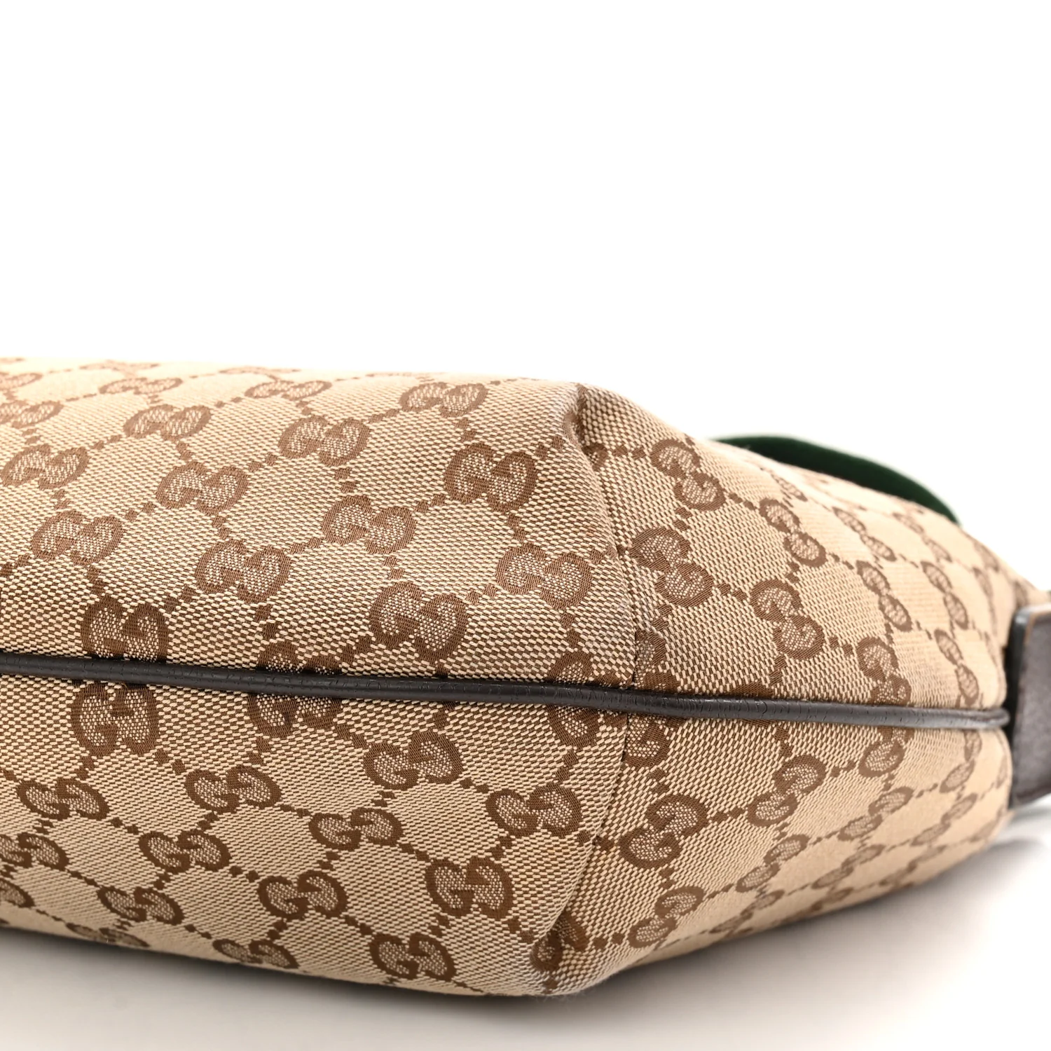Monogram Web Medium Half Moon Hobo Dark Brown - Image 10