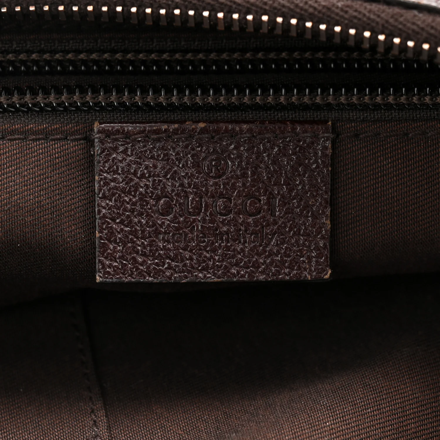 Monogram Web Medium Half Moon Hobo Dark Brown - Image 6
