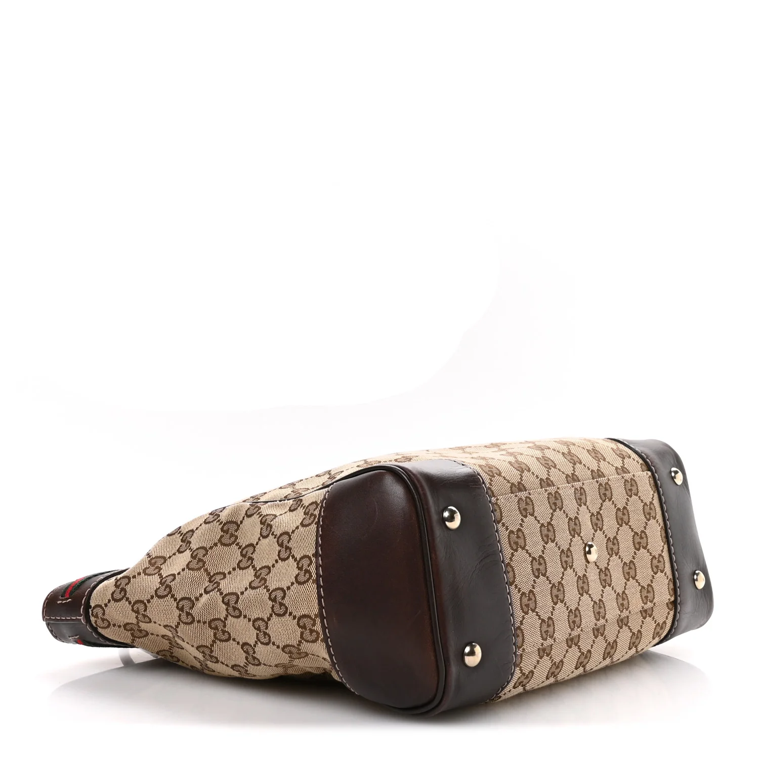 Monogram Web Medium Mayfair Tote Dark Brown - Image 4
