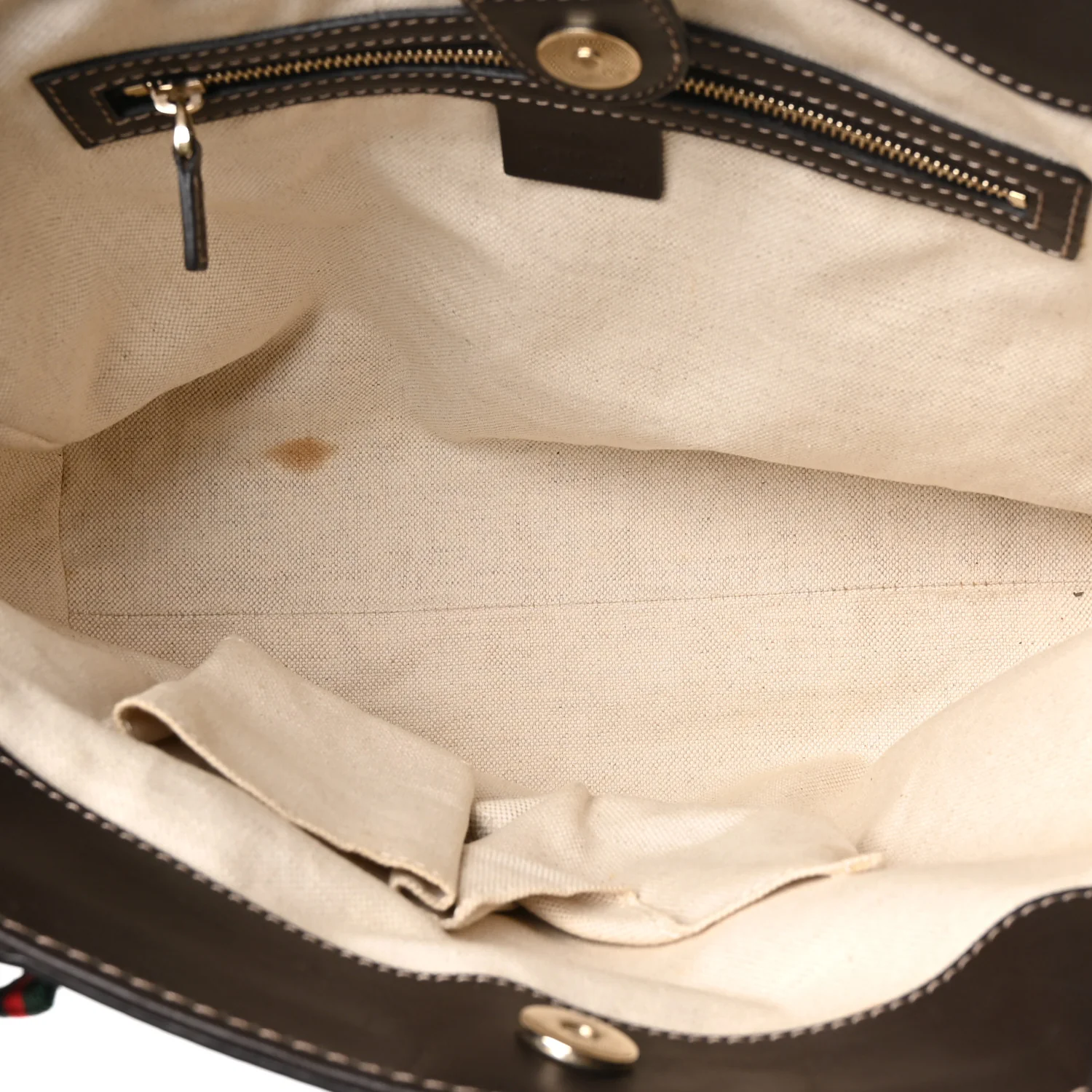 Monogram Web Medium Mayfair Tote Dark Brown - Image 5