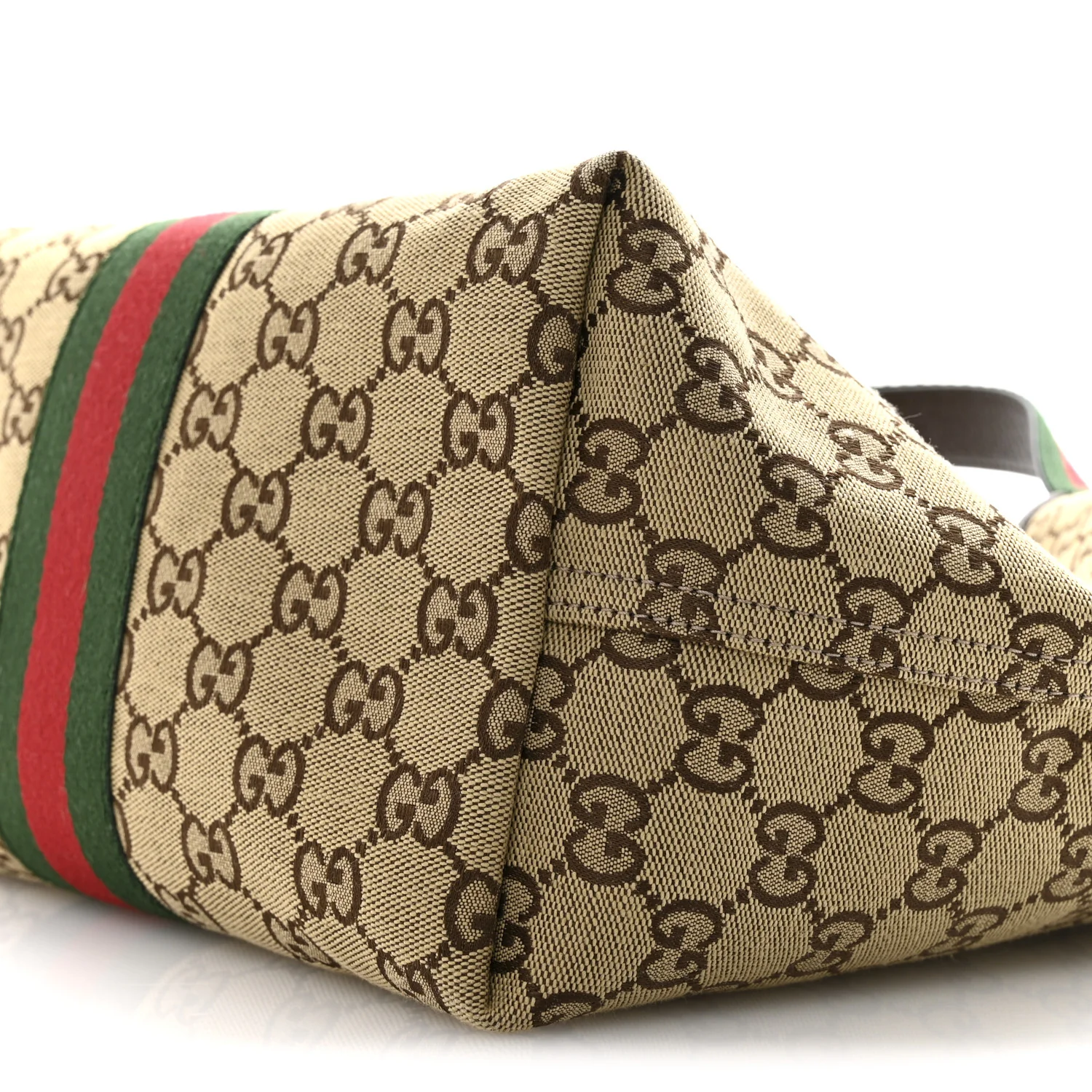 Monogram Web Small Giglio Tote Beige Dark Brown - Image 10