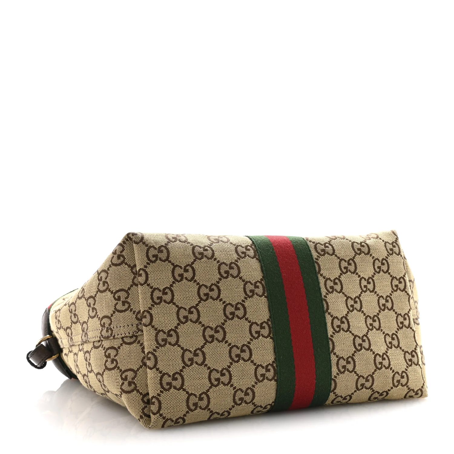 Monogram Web Small Giglio Tote Beige Dark Brown - Image 5