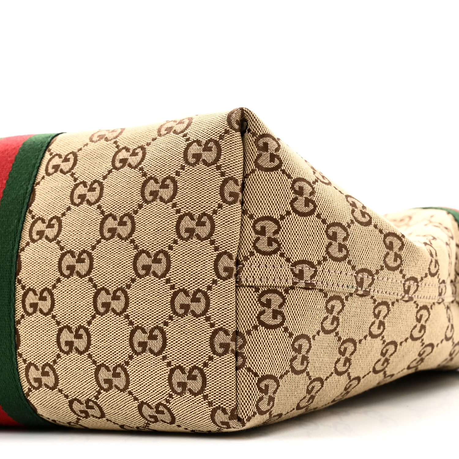 Monogram Web Small Giglio Tote Beige Dark Brown - Image 11