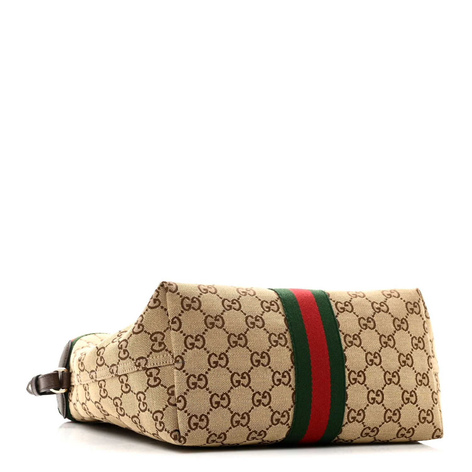 Monogram Web Small Giglio Tote Beige Dark Brown - Image 5