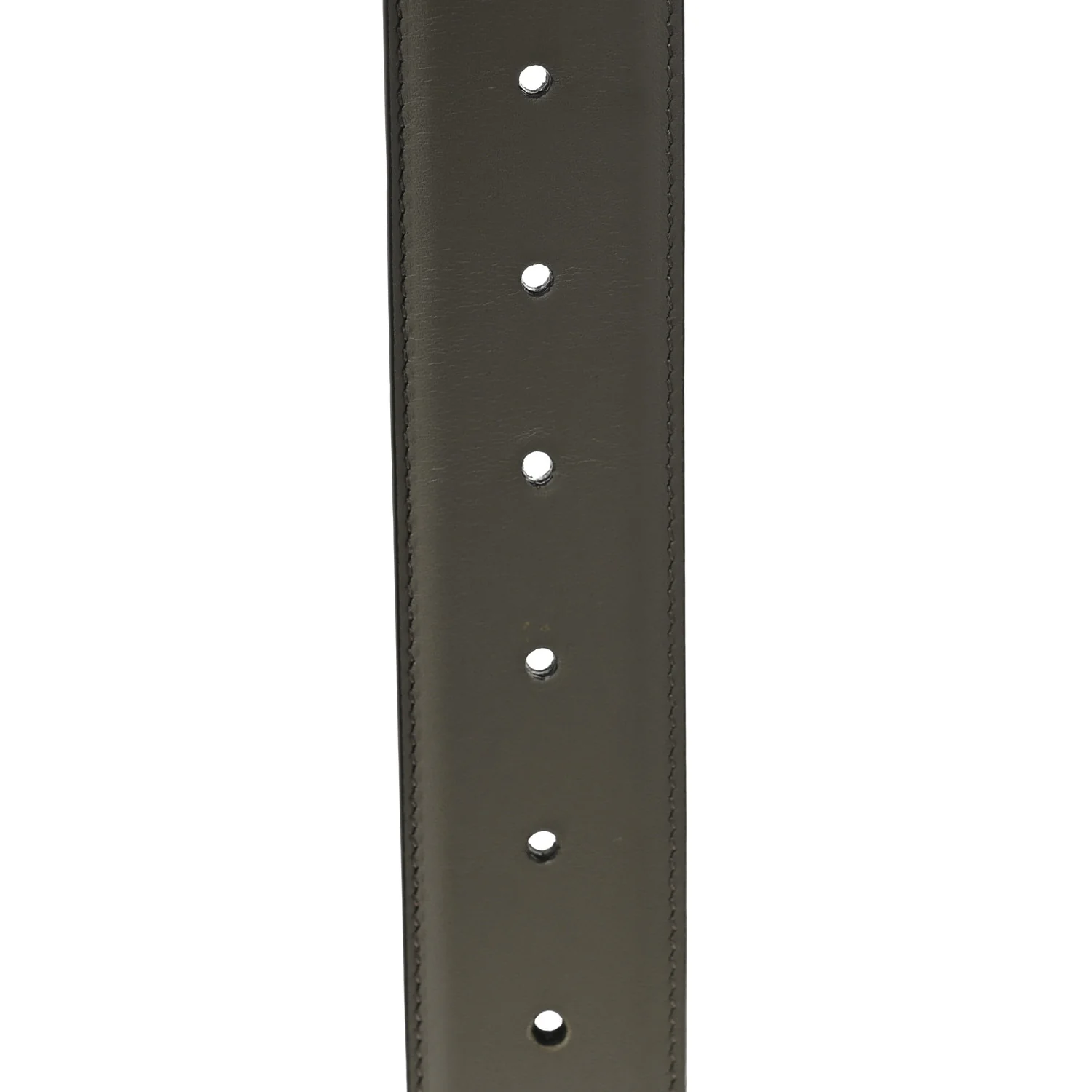 Moon Calfskin Interlocking G 37mm Belt 90 36 Storm Grey - Image 5