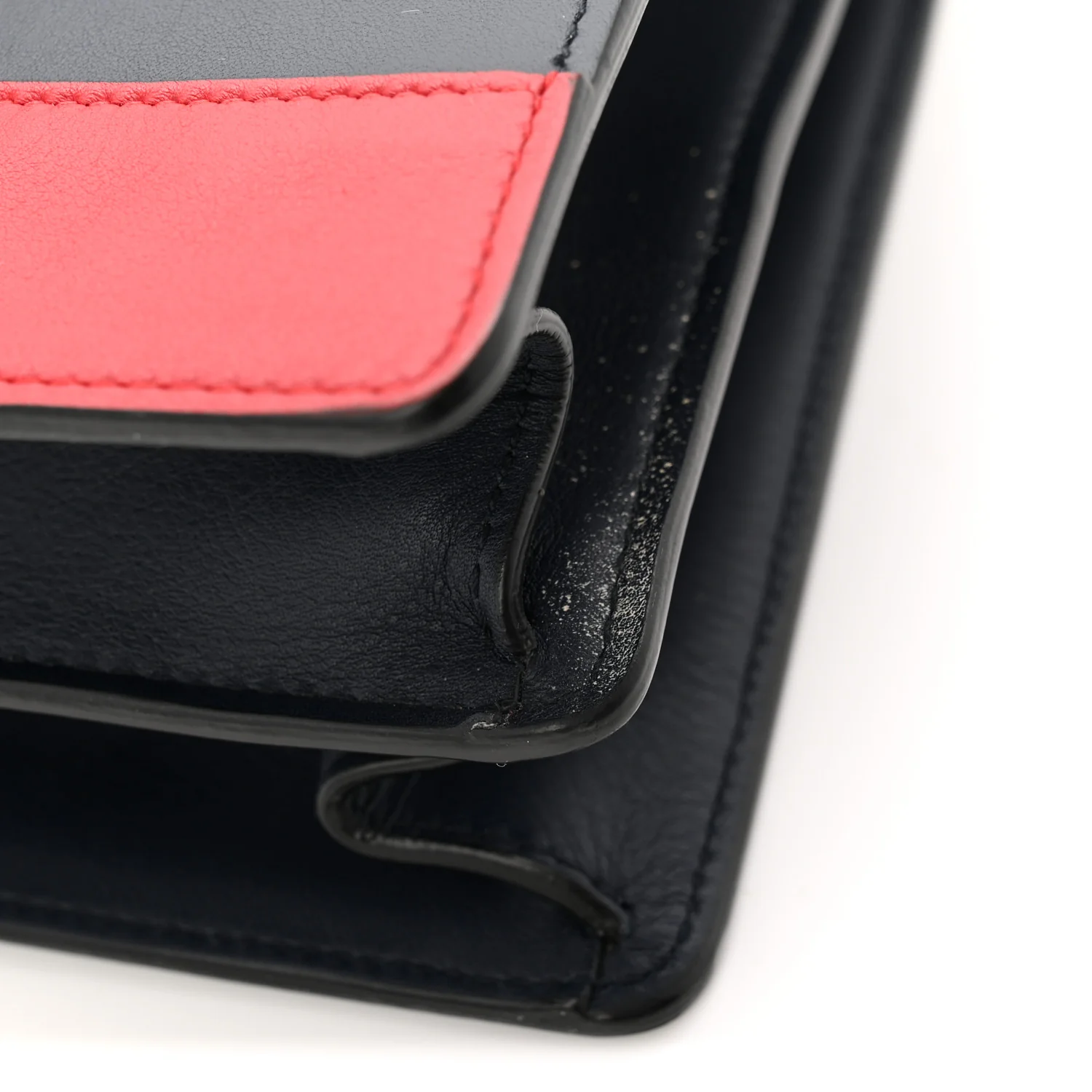 Moon Calfskin Web Medium Dionysus Bamboo Top Handle Bag Black Bright Evergreen Hibiscus Red - Image 11