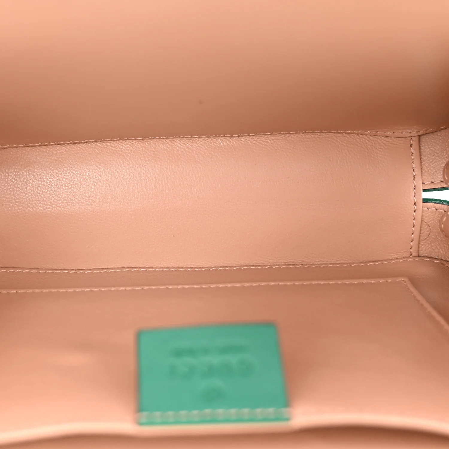 Mousse Top Patent Small Sylvie 1969 Top Handle Bag Emerald - Image 5