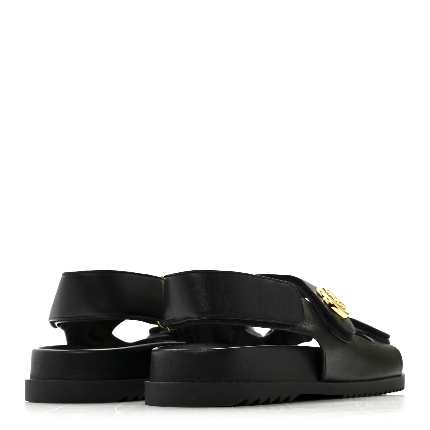 Nappa Charlotte Moritz GG Womens Dad Sandals 36.5 Black - Image 5