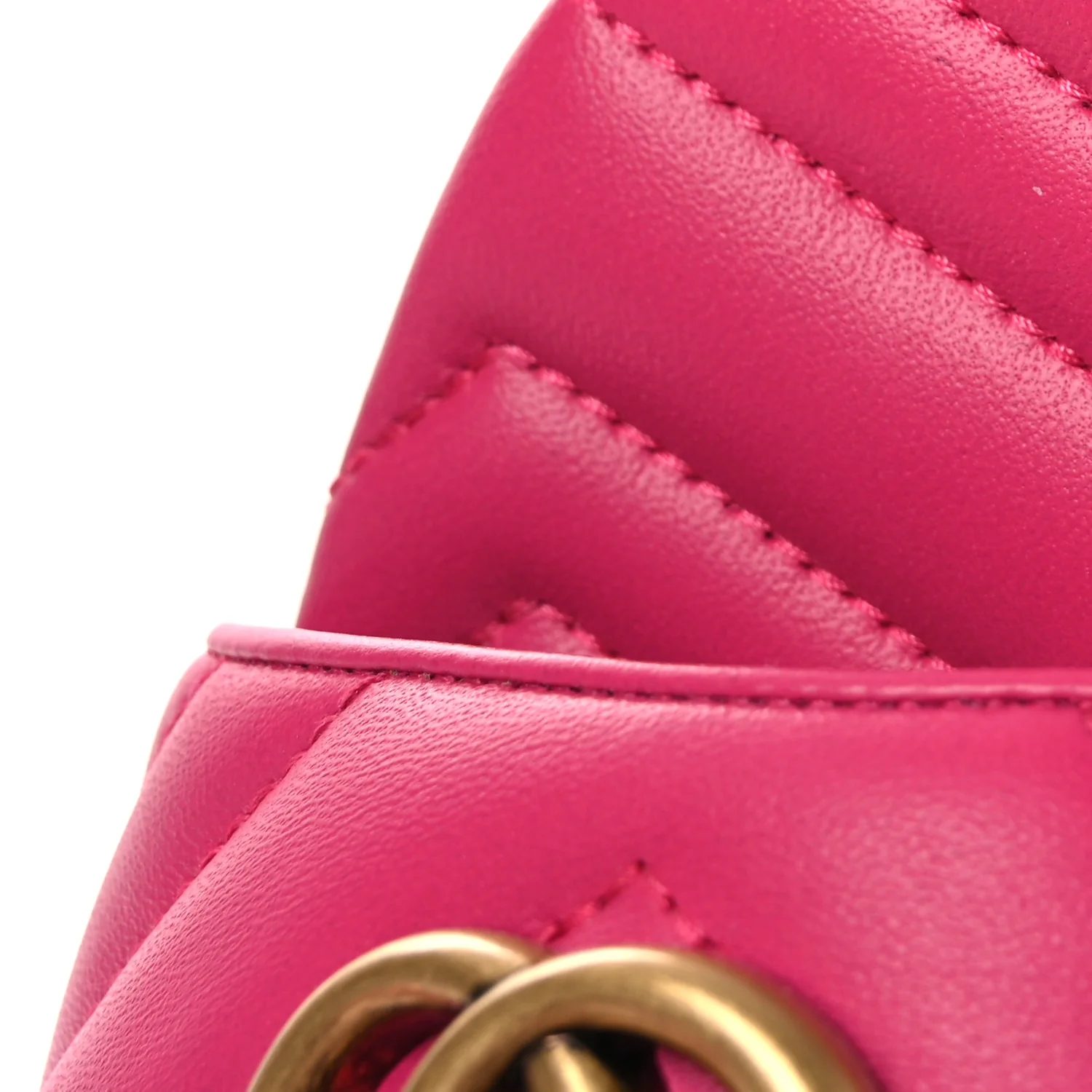 Nappa Matelasse GG Marmont 75mm Slide Sandals 41 Box Pink - Image 12