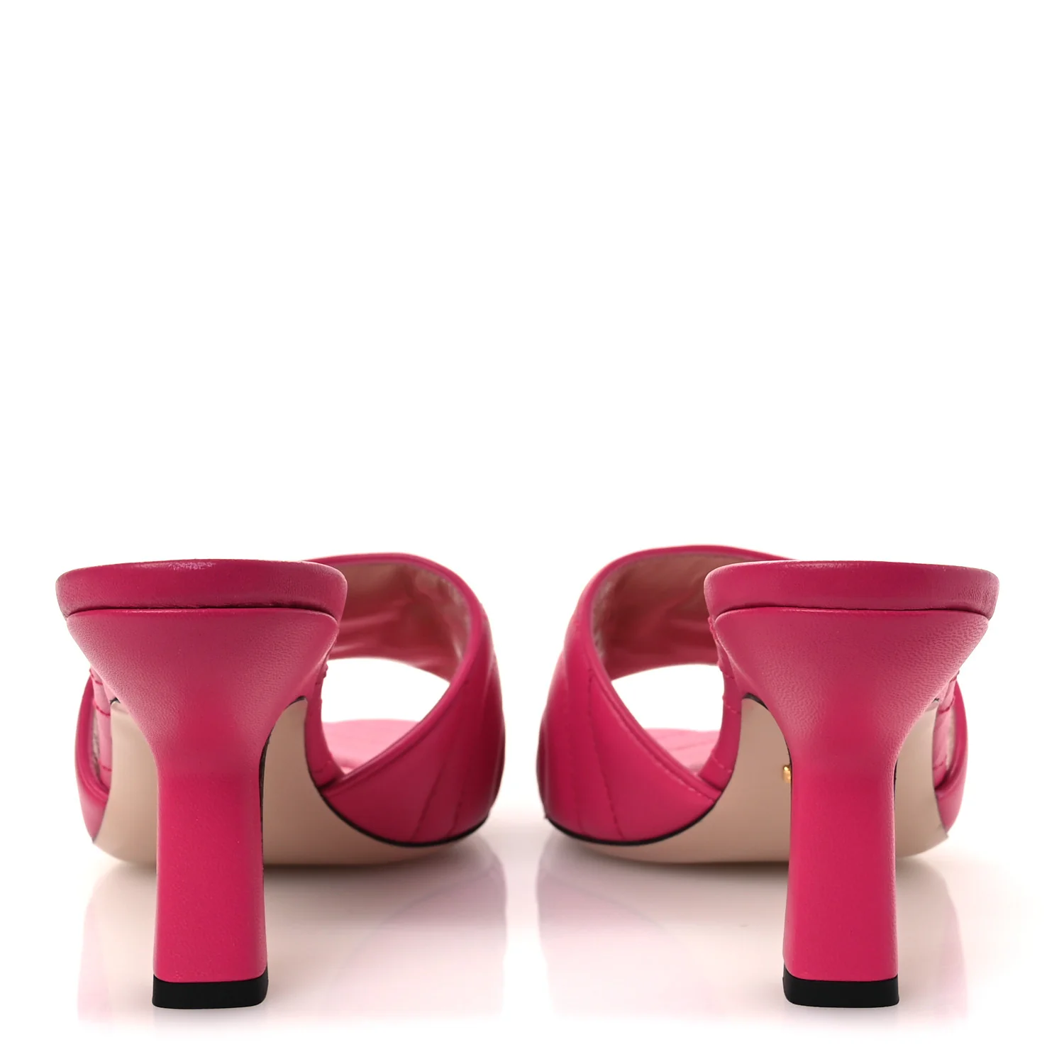 Nappa Matelasse GG Marmont 75mm Slide Sandals 41 Box Pink - Image 6