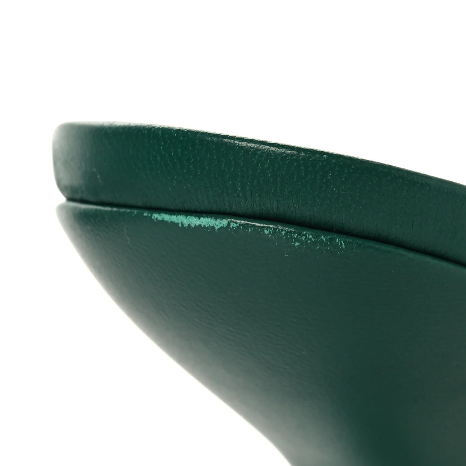 Nappa Matelasse GG Marmont 75mm Slide Sandals 41 Emerald - Image 10