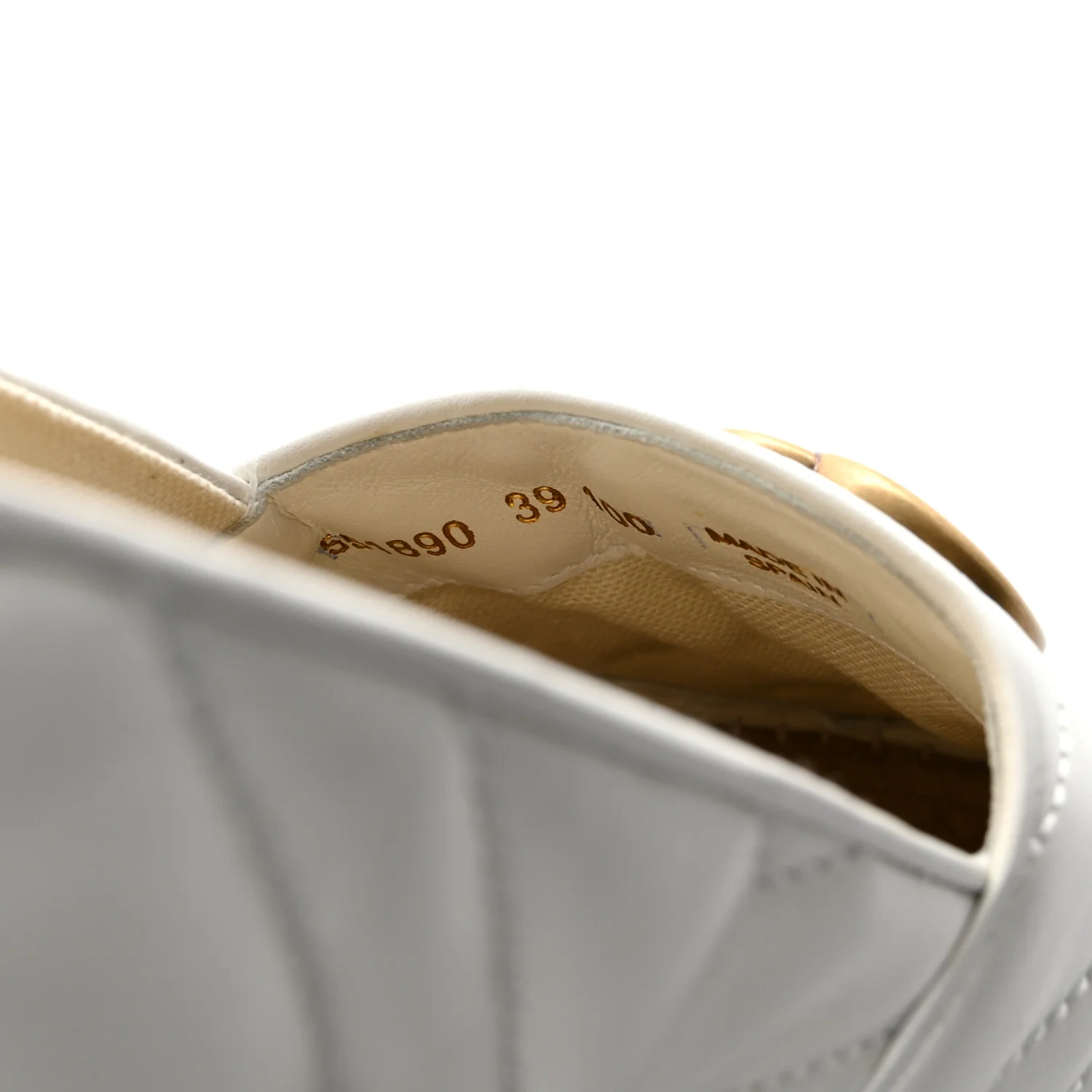 Nappa Matelasse GG Marmont Espadrilles 39 Great White - Image 17