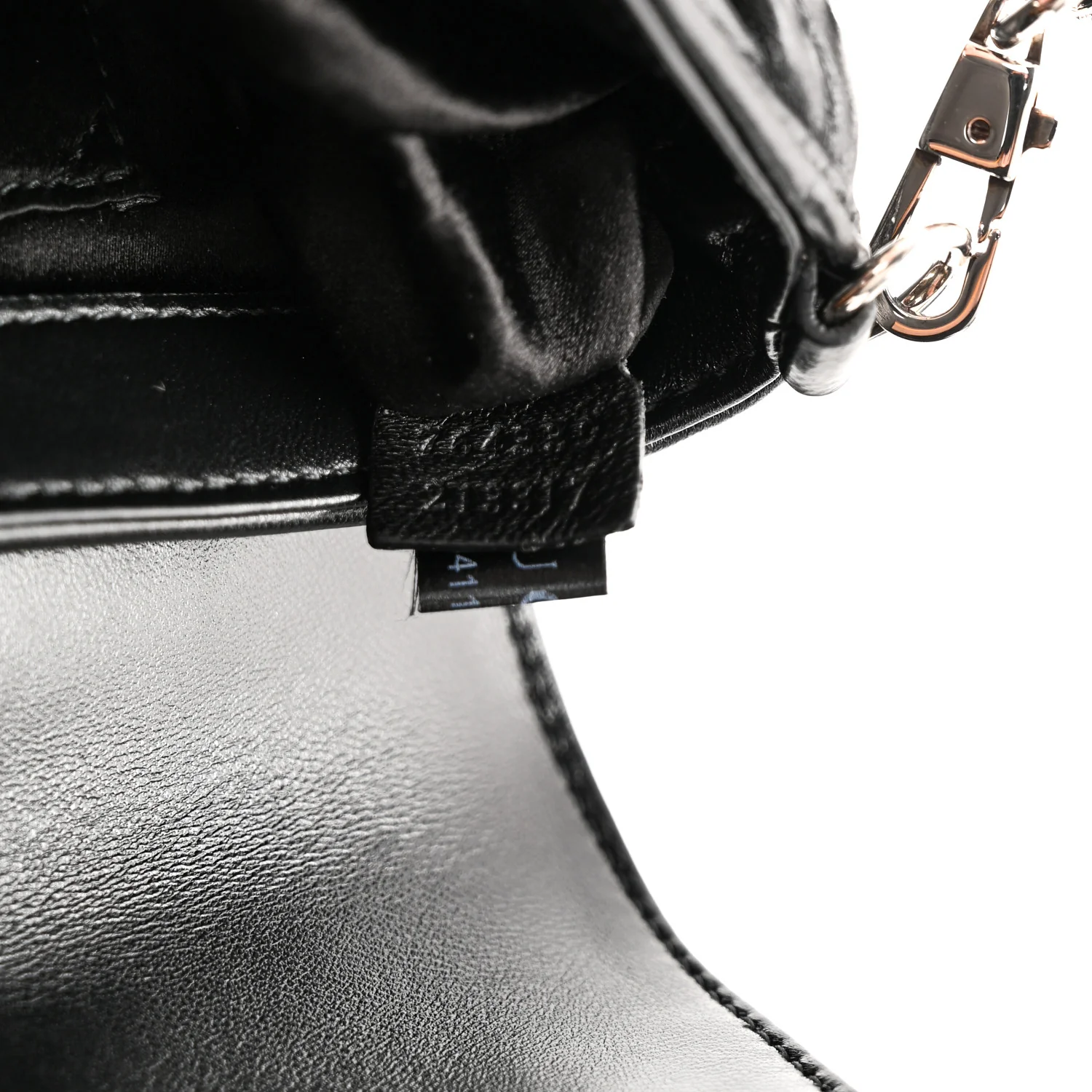 Nappa Vertical Matelasse Small Maxi Horsebit Chain Shoulder Bag Black - Image 7