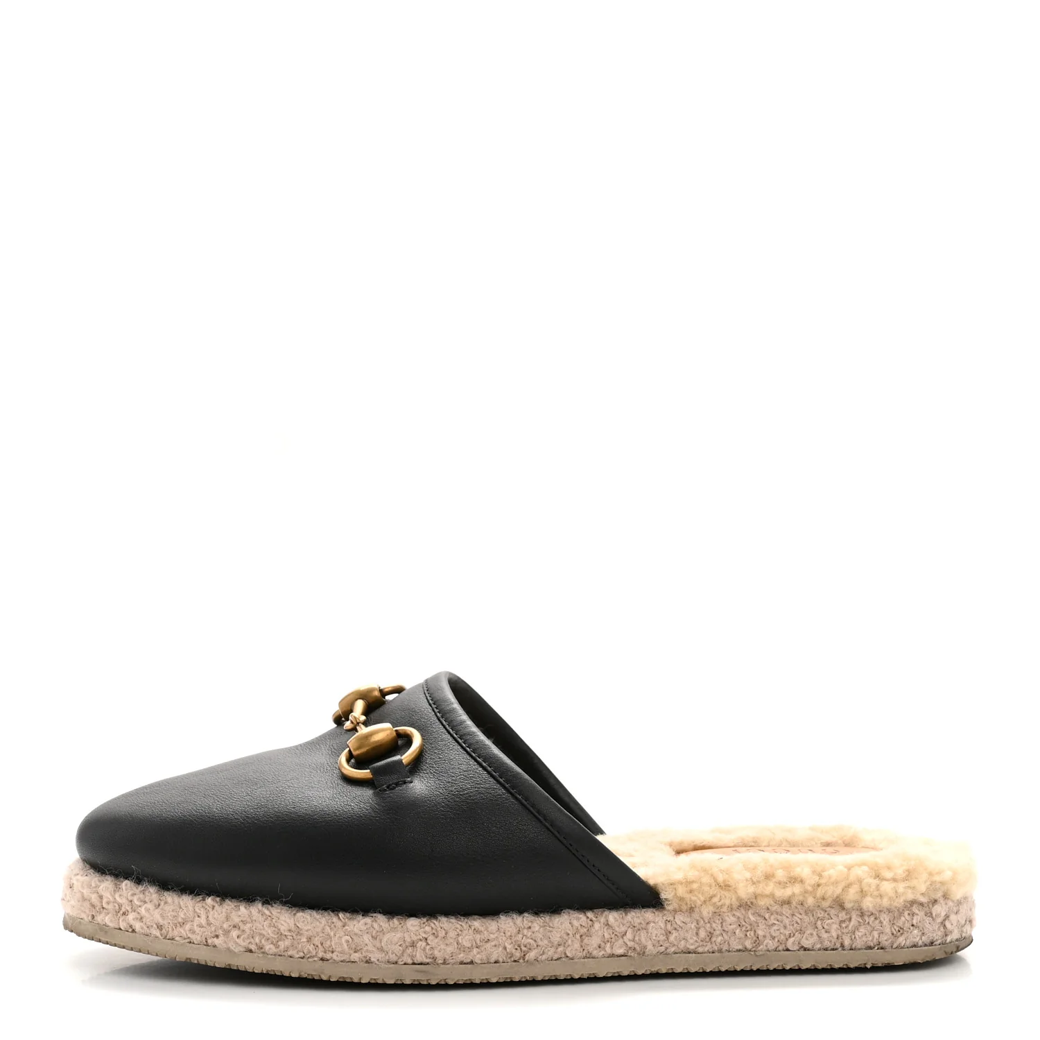 Nappa Wool Womens Fria Slippers 36 Black Butterscotch