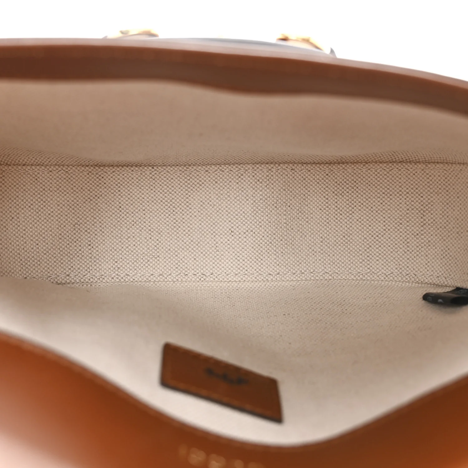New Canvas Charisma Calfskin Crystal GG Monogram Mini Horsebit 1955 Shoulder Bag Camel Ebony - Image 5