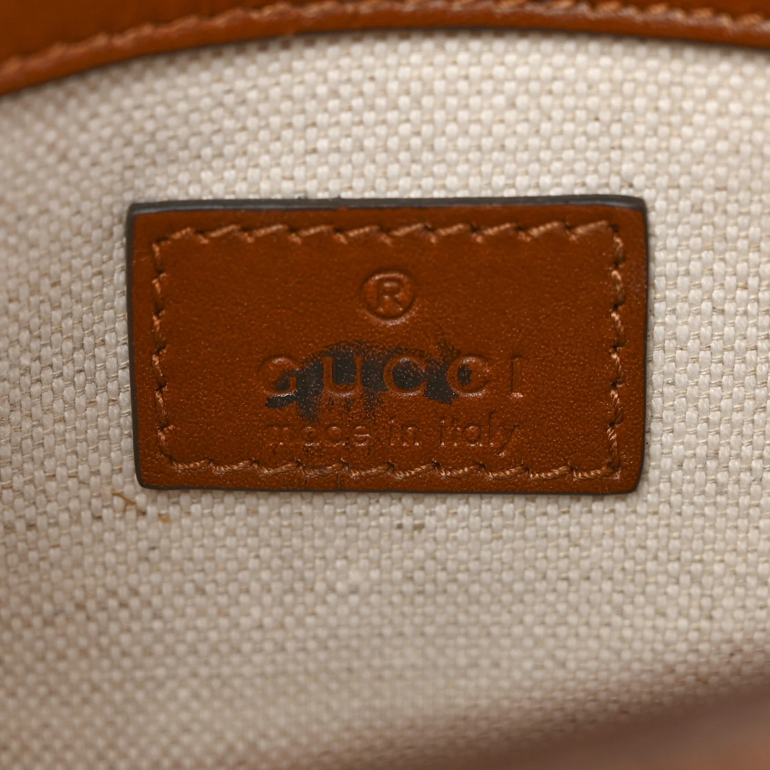 New Canvas Charisma Calfskin Crystal GG Monogram Mini Horsebit 1955 Shoulder Bag Camel Ebony - Image 6