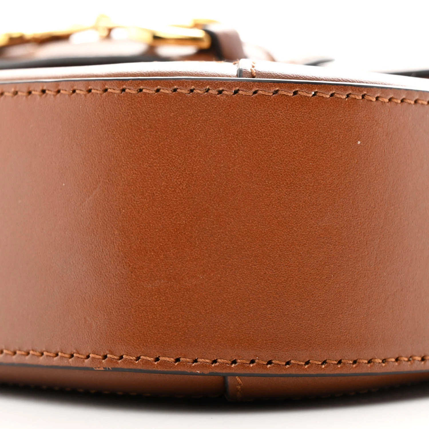 New Canvas Charisma Calfskin Crystal GG Monogram Mini Horsebit 1955 Shoulder Bag Camel Ebony - Image 10