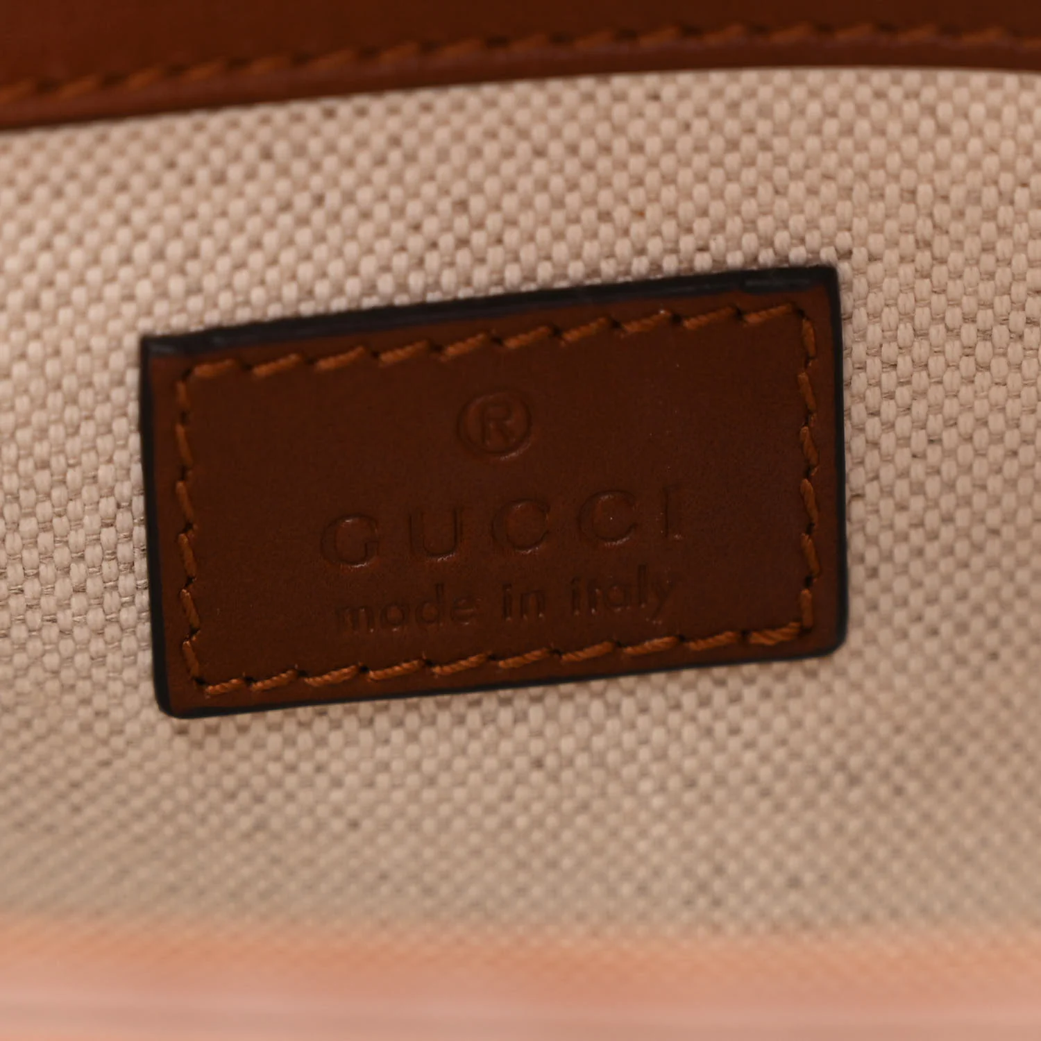 New Canvas Charisma Calfskin Crystal GG Monogram Mini Horsebit 1955 Shoulder Bag Camel Ebony - Image 6