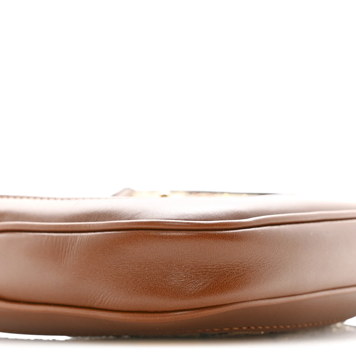 New Canvas Charisma Calfskin Crystal GG Monogram Mini Jackie 1961 Hobo Camel Ebony - Image 9
