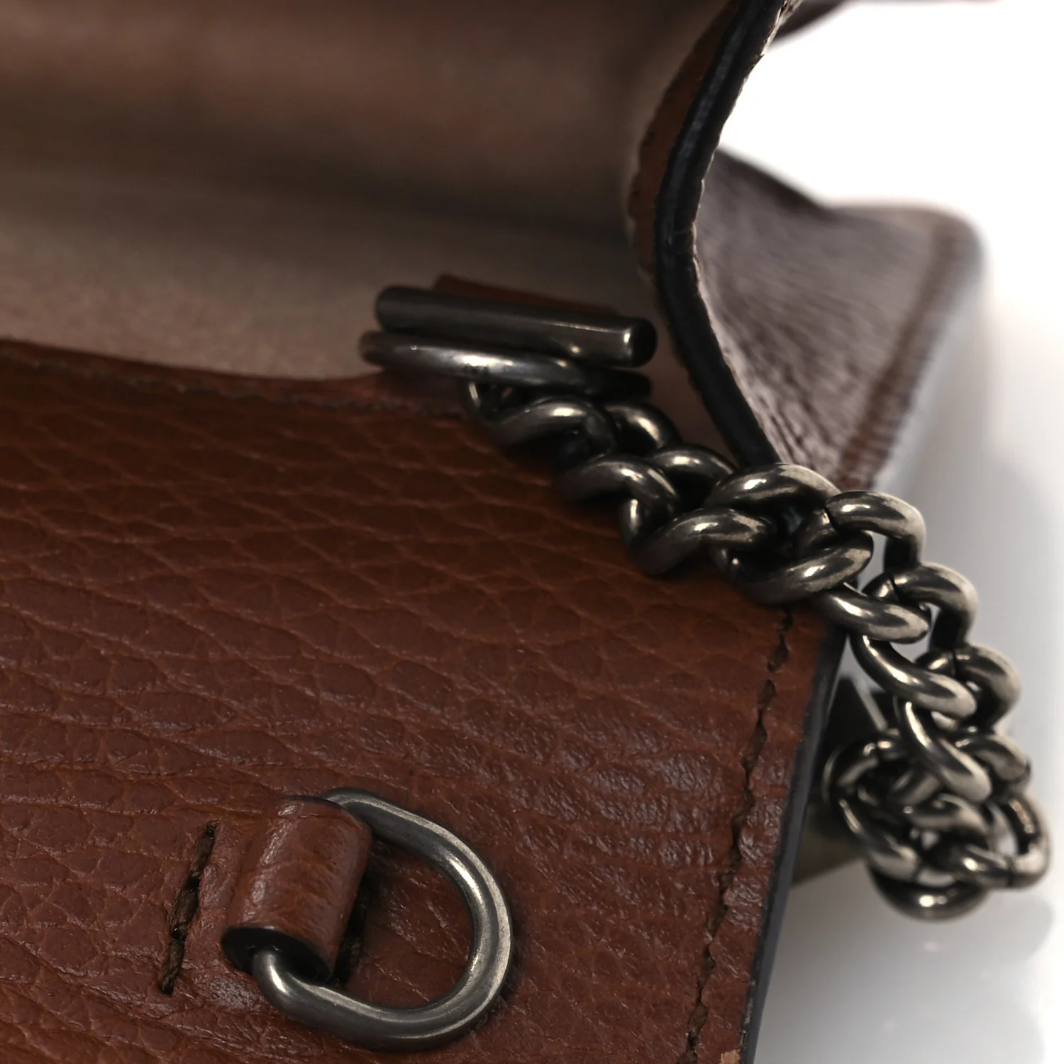 New Denim GG Monogram Dollar Calfskin Enamel Super Mini Dionysus Shoulder Bag Blue Tea Cuir Epilog Electric Blue - Image 10