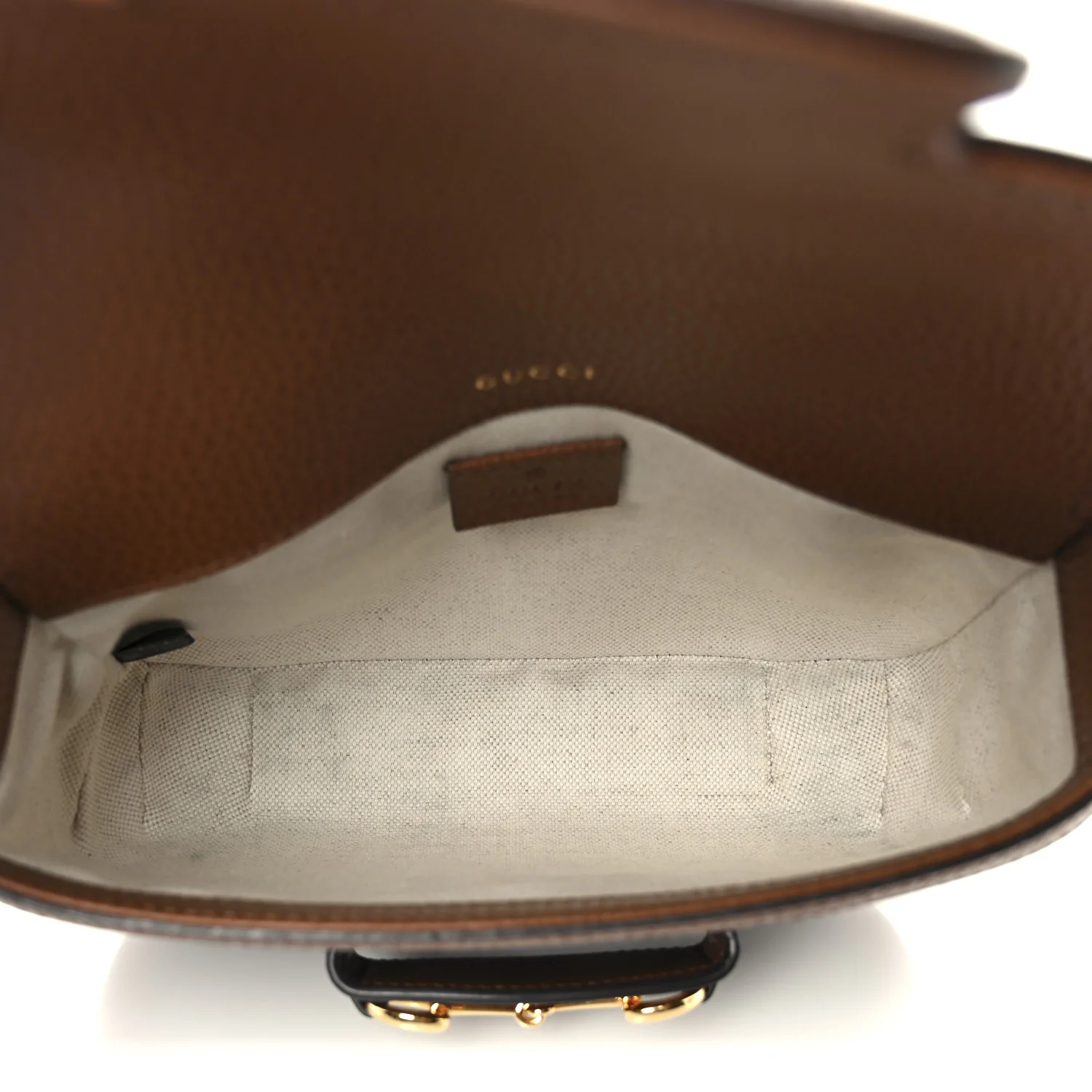 New Denim GG Monogram Dollar Calfskin Web Mini Horsebit 1955 Shoulder Bag Blue Tea Cuir Epilog - Image 5