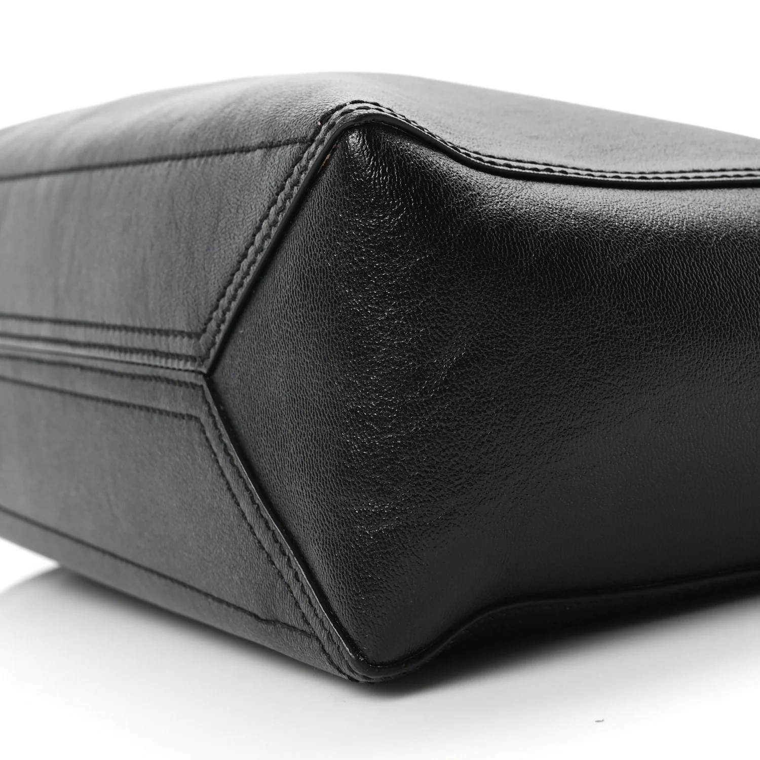 New Sakai Calfskin Lux Medium Dahlia Tote Black - Image 11