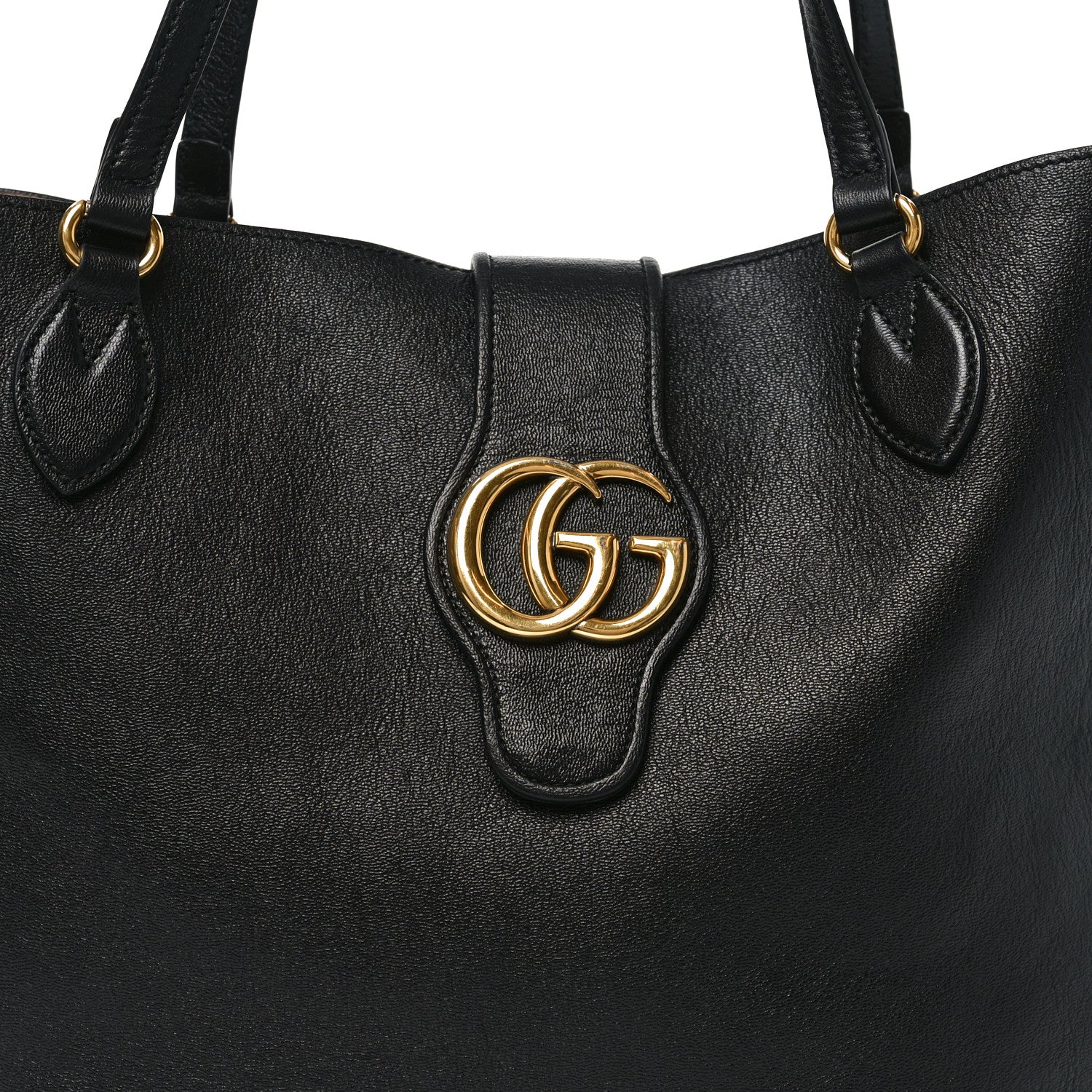 New Sakai Calfskin Lux Medium Dahlia Tote  Black - Image 9