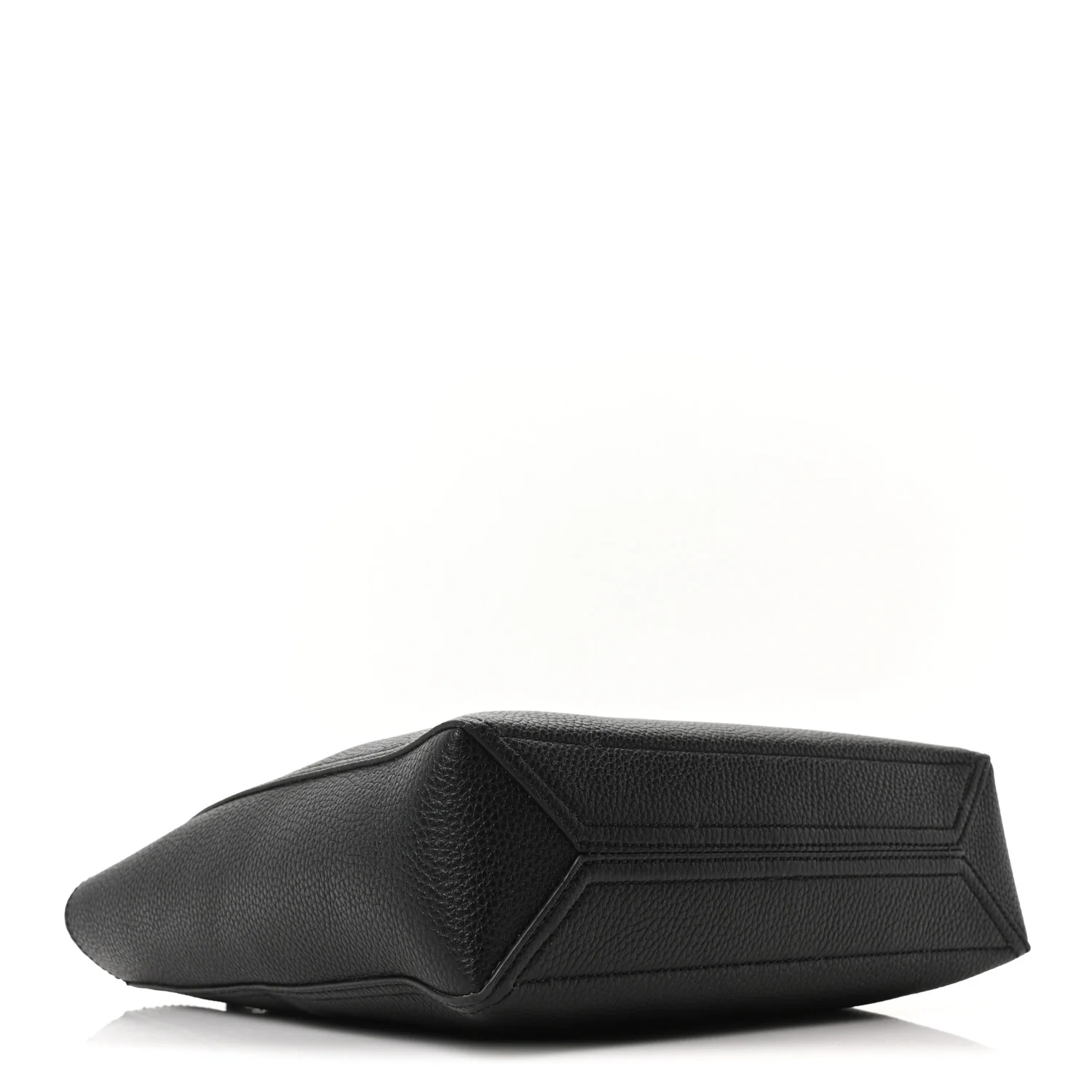 New Sakai Calfskin Lux Small Dahlia Tote Black - Image 5