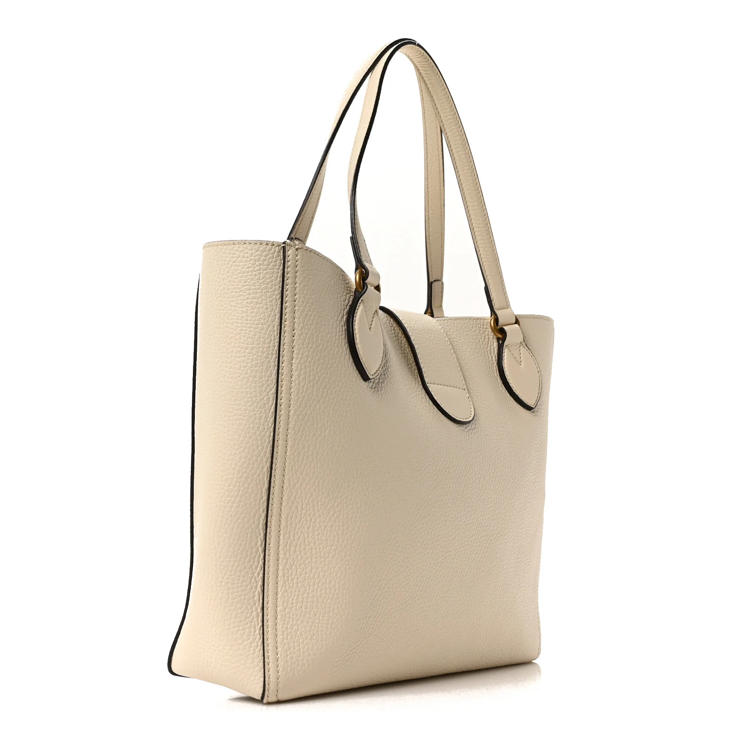 New Sakai Calfskin Lux Small Dahlia Tote Mystic White - Image 4