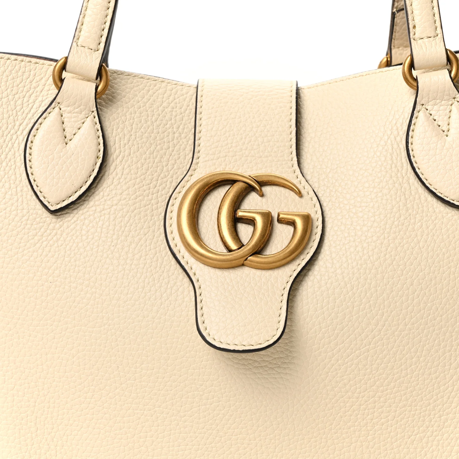 New Sakai Calfskin Lux Small Dahlia Tote Mystic White - Image 9