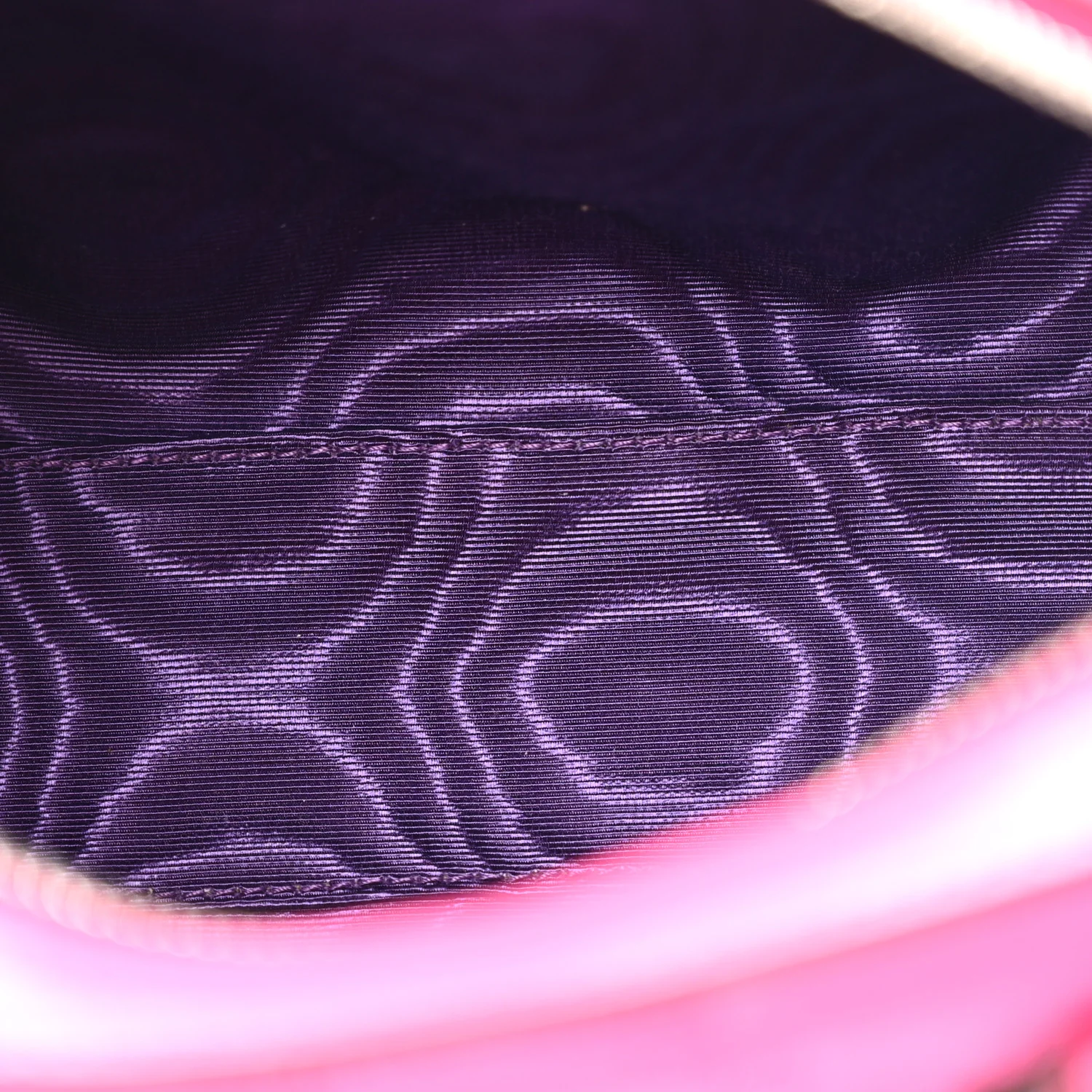 Nylon Calfskin Enamel GG Matelasse Mini Bowler Bag Lovely - Image 5