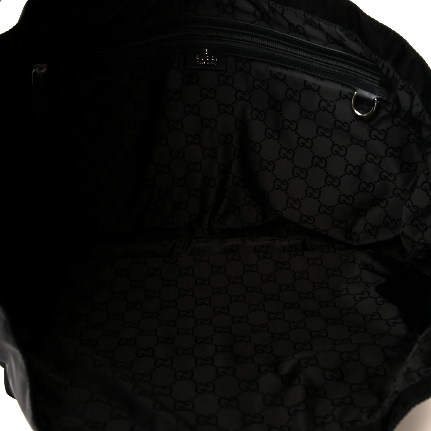 Nylon Logo Tote Black - Image 5