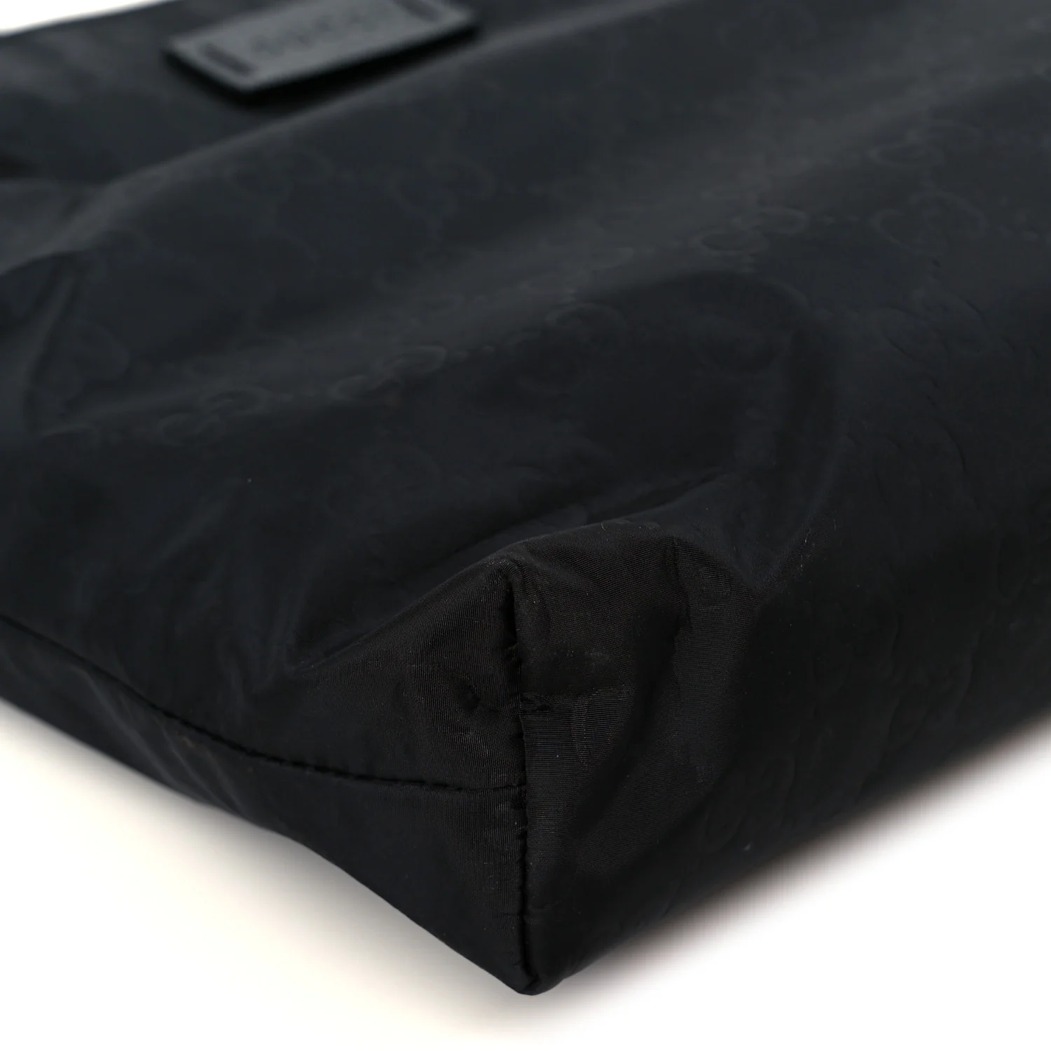 Nylon Monogram Dollar Calfskin Flat Messenger Bag Black - Image 9