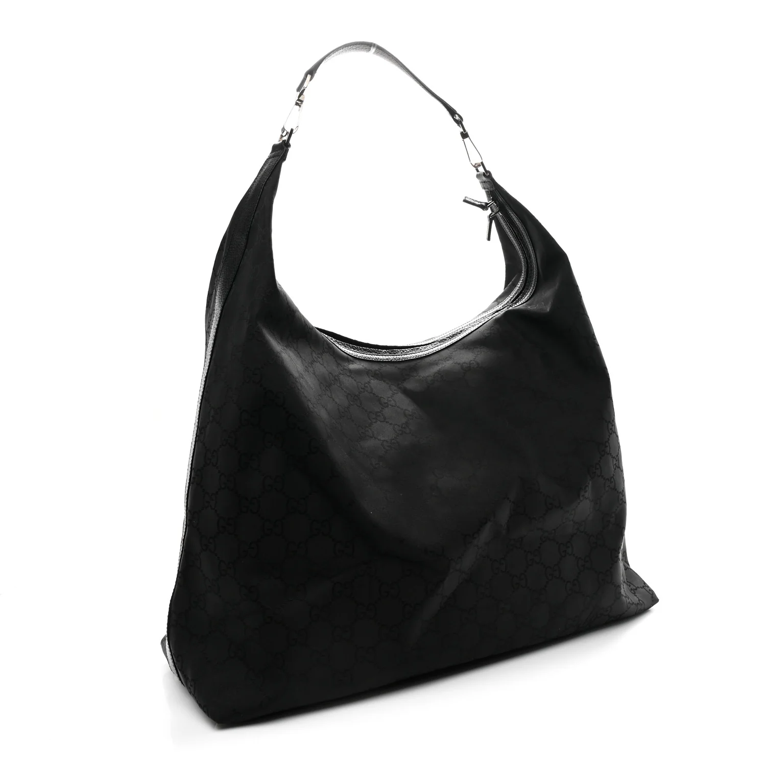 Nylon Monogram Extra Large Hobo Black - Image 2