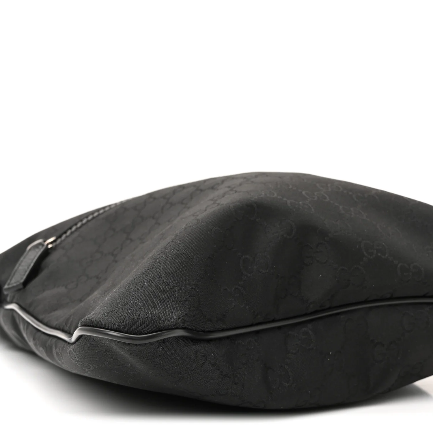 Nylon Monogram Medium Flat Messenger Bag Black - Image 17