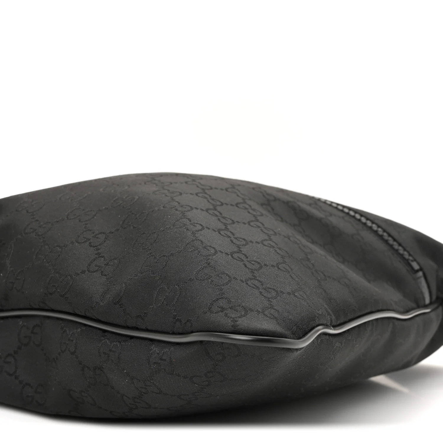 Nylon Monogram Medium Flat Messenger Bag Black - Image 18