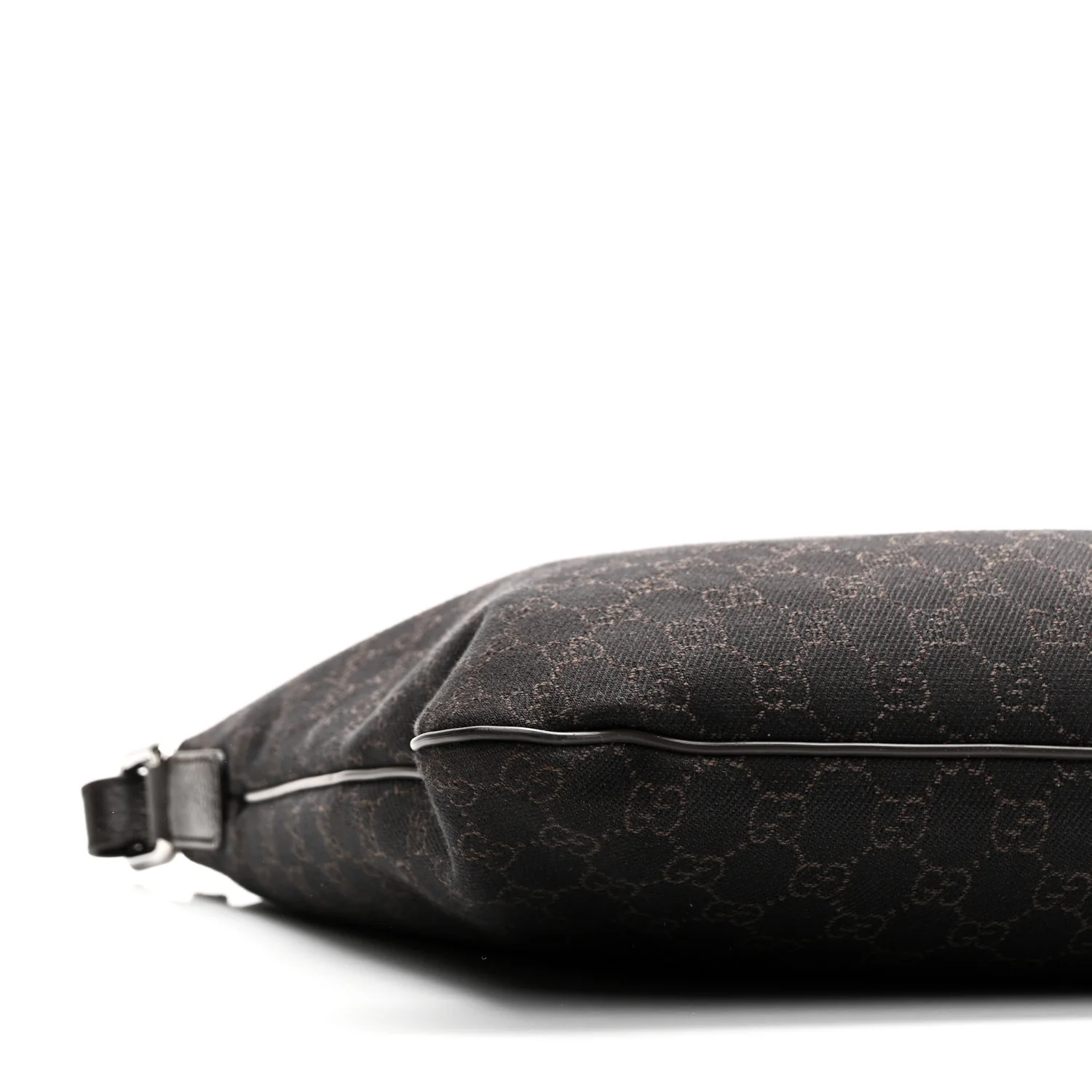 Nylon Monogram Messenger Bag  Dark Brown - Image 9