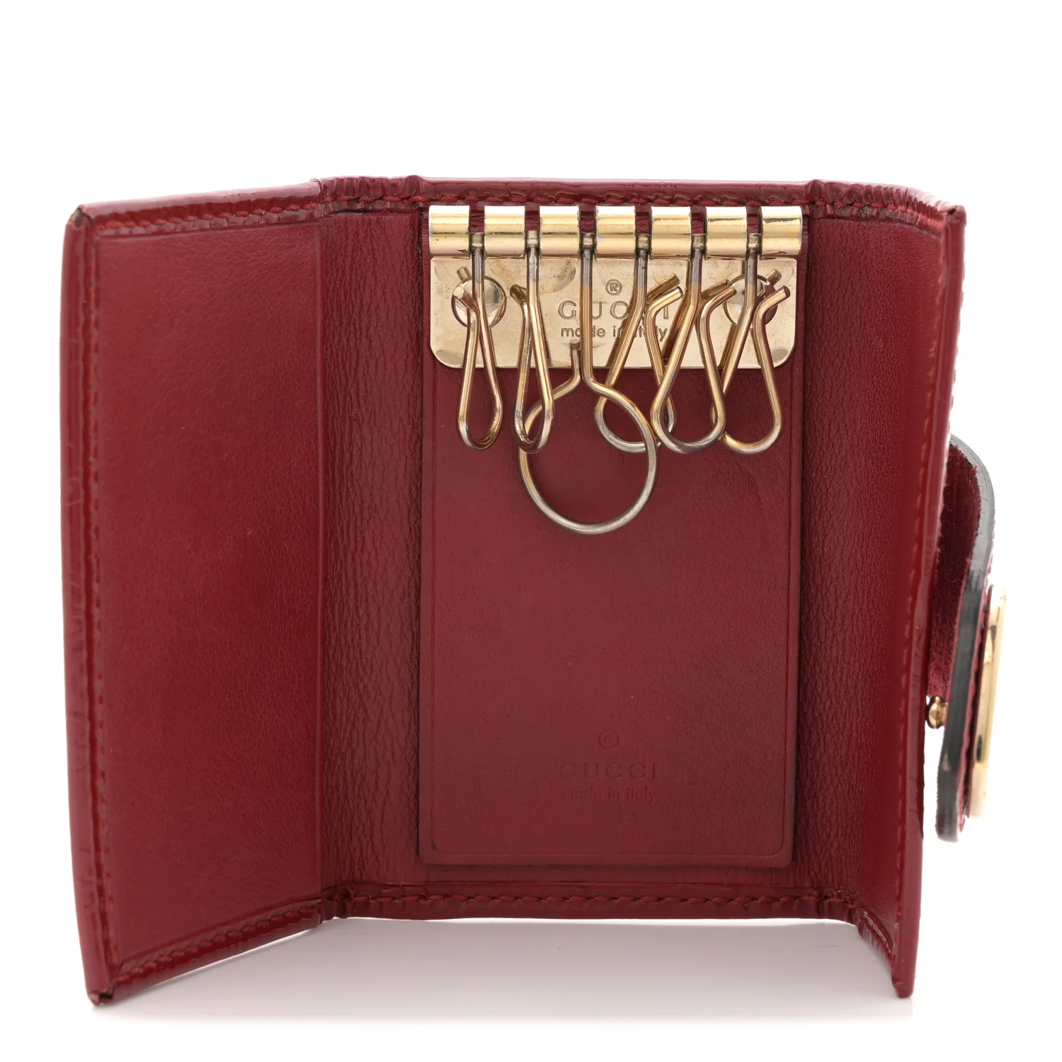 Patent Microguccissima Heart 6 Key Holder Case Red - Image 5