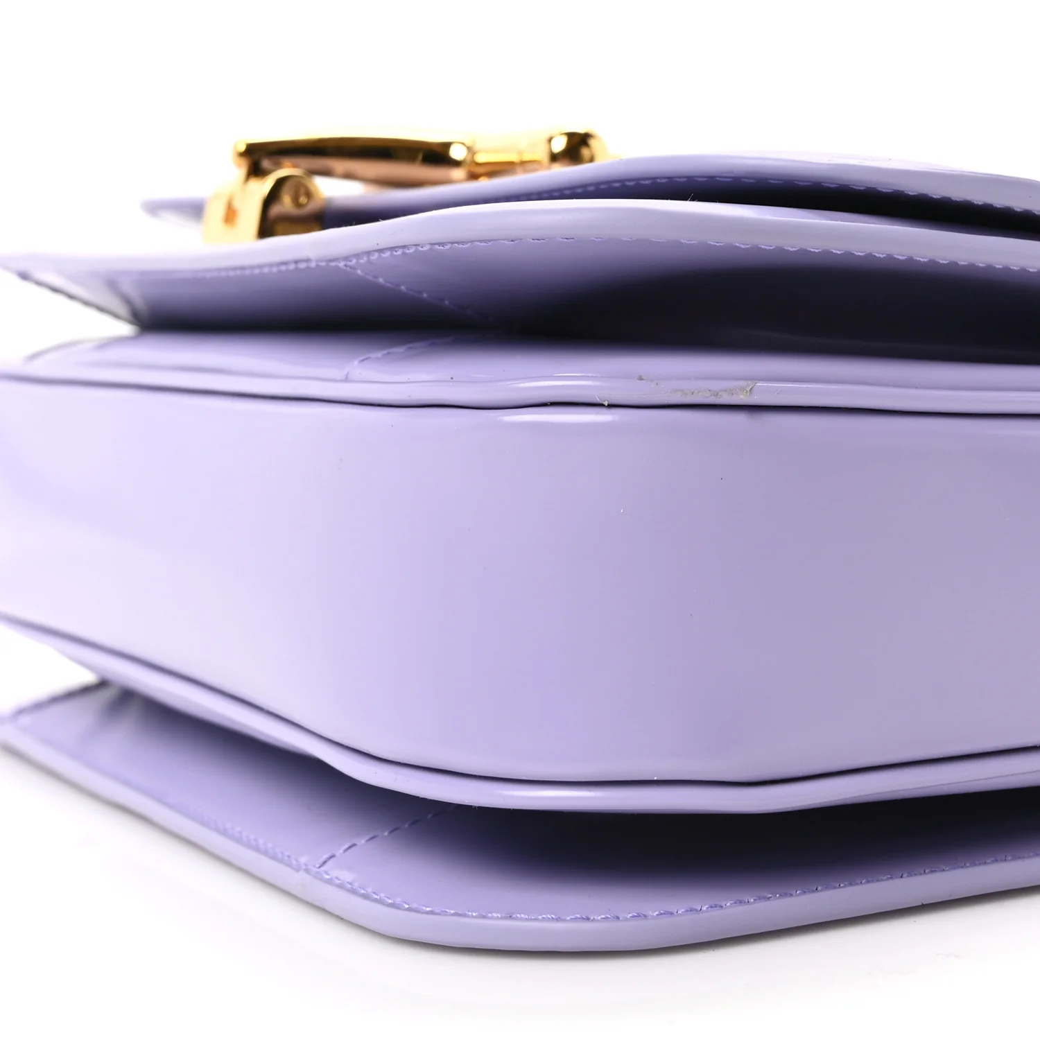 Patent Siena Small Shoulder Bag Lapis - Image 10